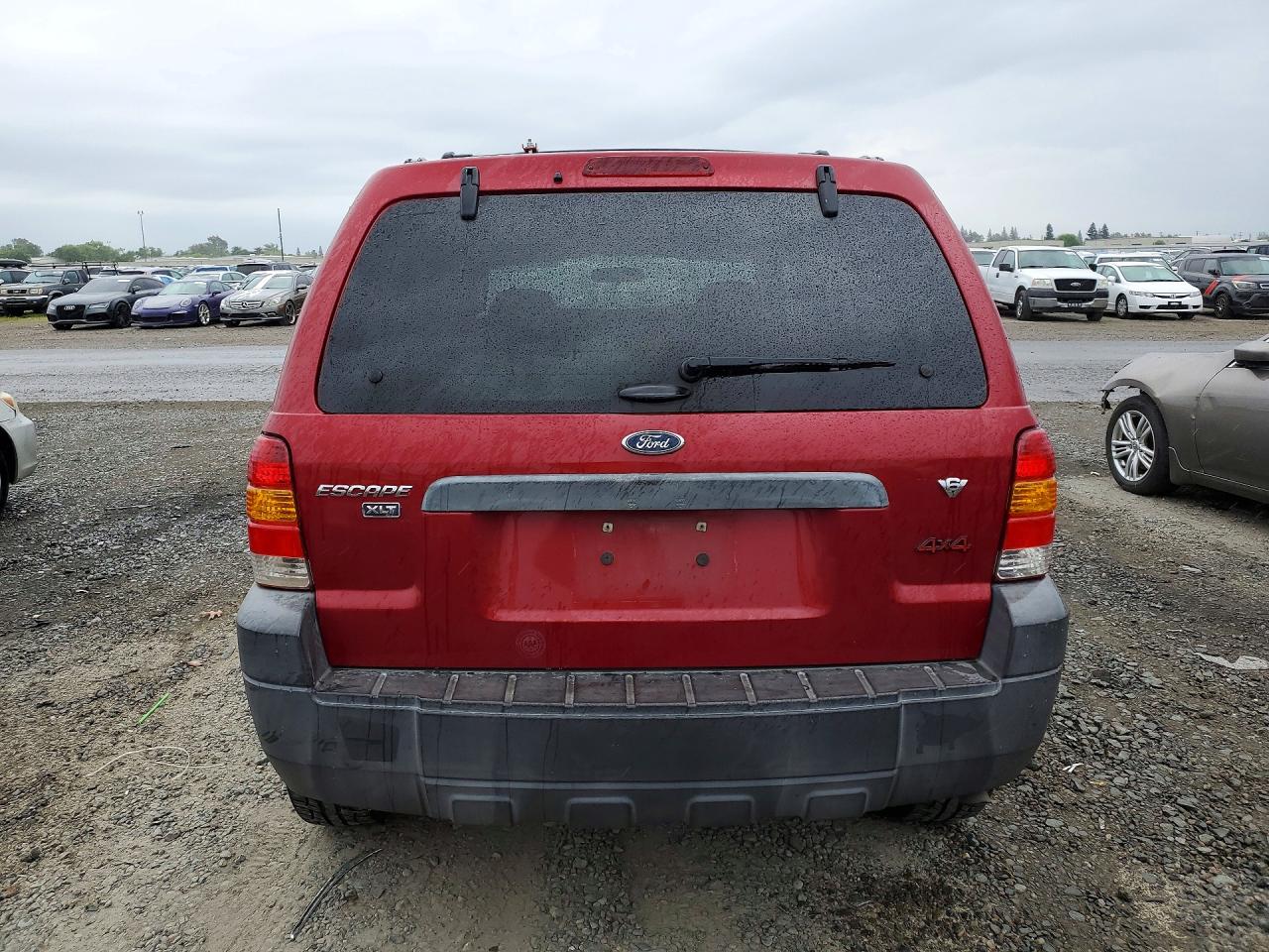 2006 Ford Escape Xlt Red vin: 1FMCU03176KA42423