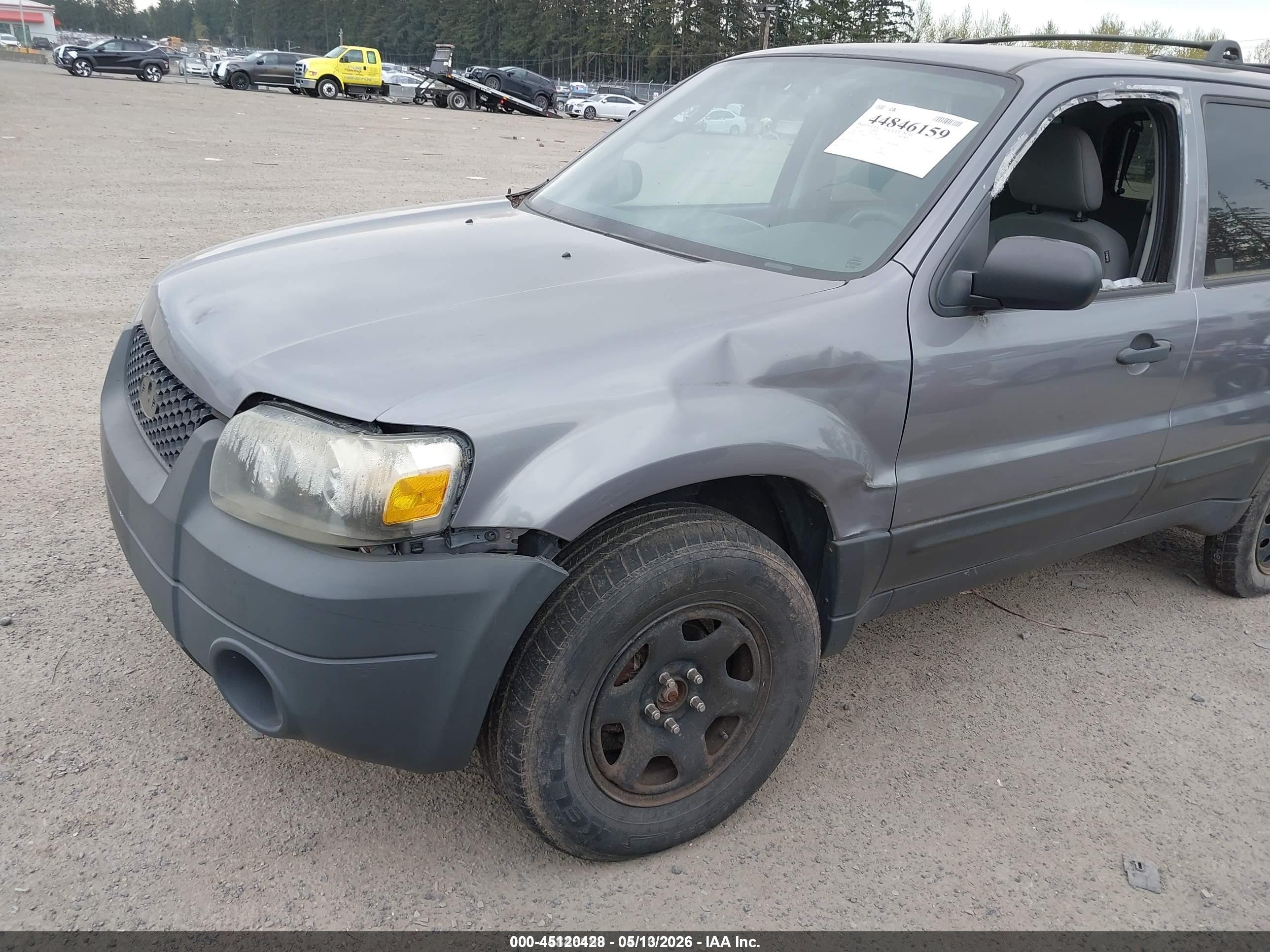 2007 Ford Escape Xlt/xlt Sport Gray vin: 1FMCU03177KB33449