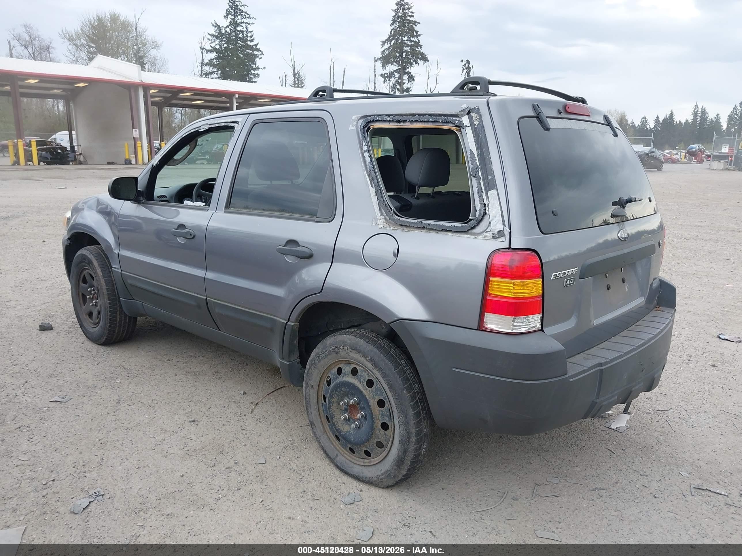 2007 Ford Escape Xlt/xlt Sport Gray vin: 1FMCU03177KB33449