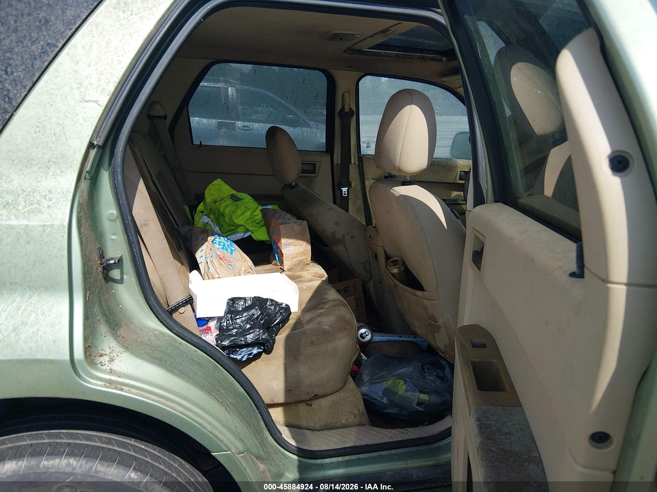 2008 Ford Escape Xlt Green vin: 1FMCU03178KB49975
