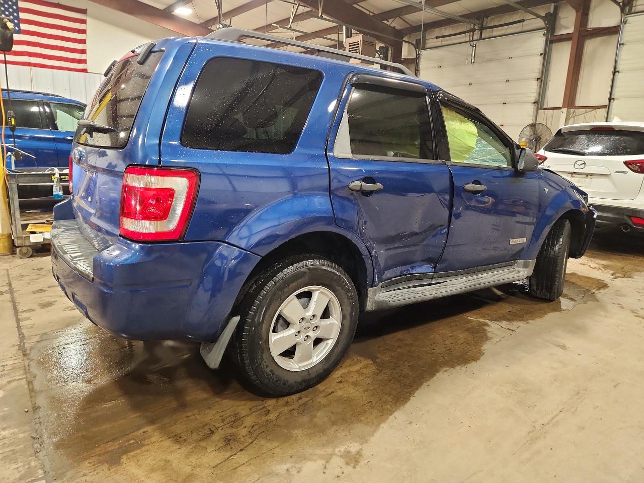 2008 Ford Escape Xlt Blue vin: 1FMCU03178KC06403