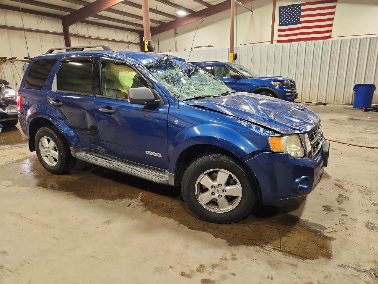 2008 Ford Escape Xlt Blue vin: 1FMCU03178KC06403