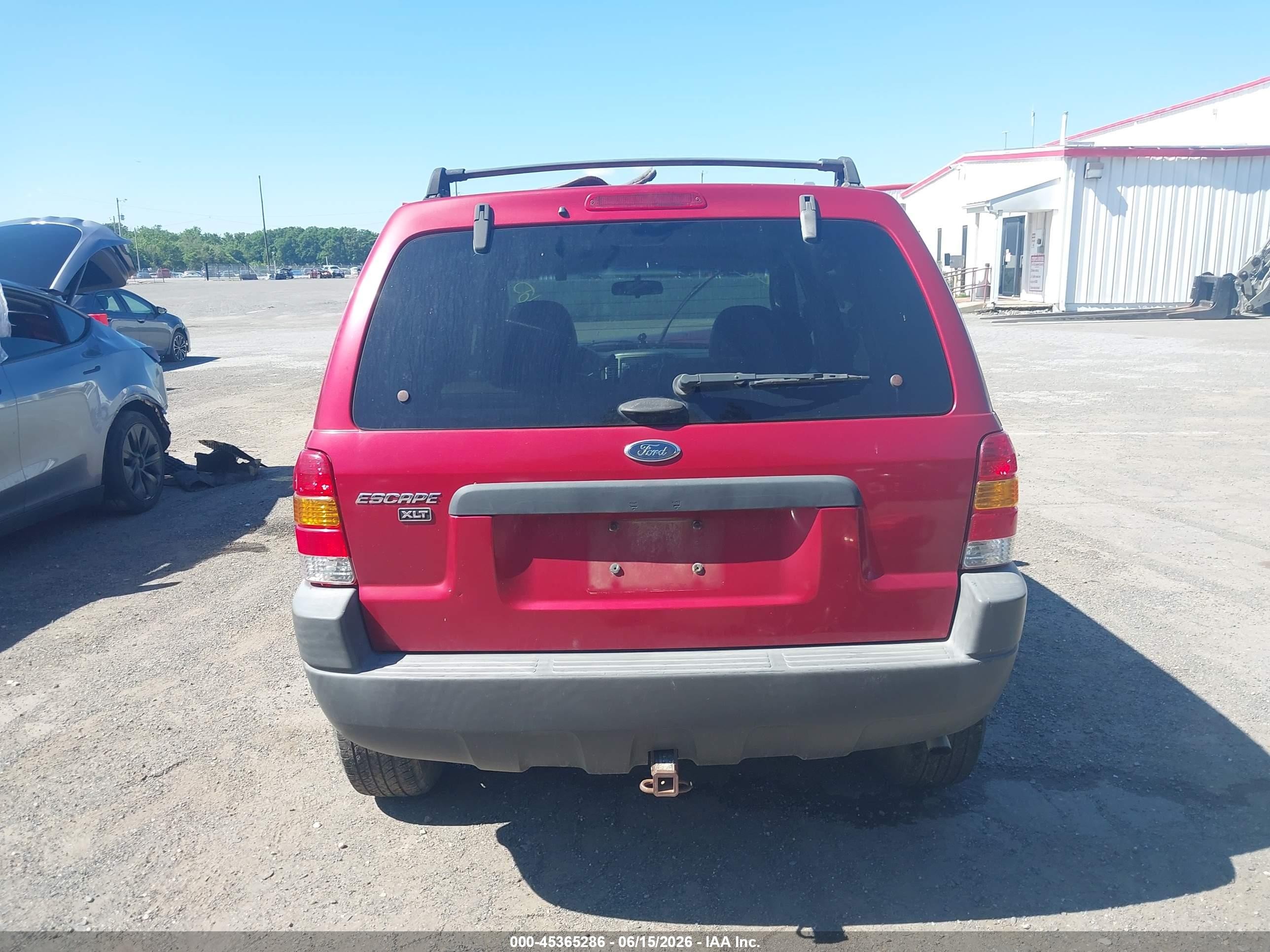 2003 Ford Escape Xlt Red vin: 1FMCU03183KE15187