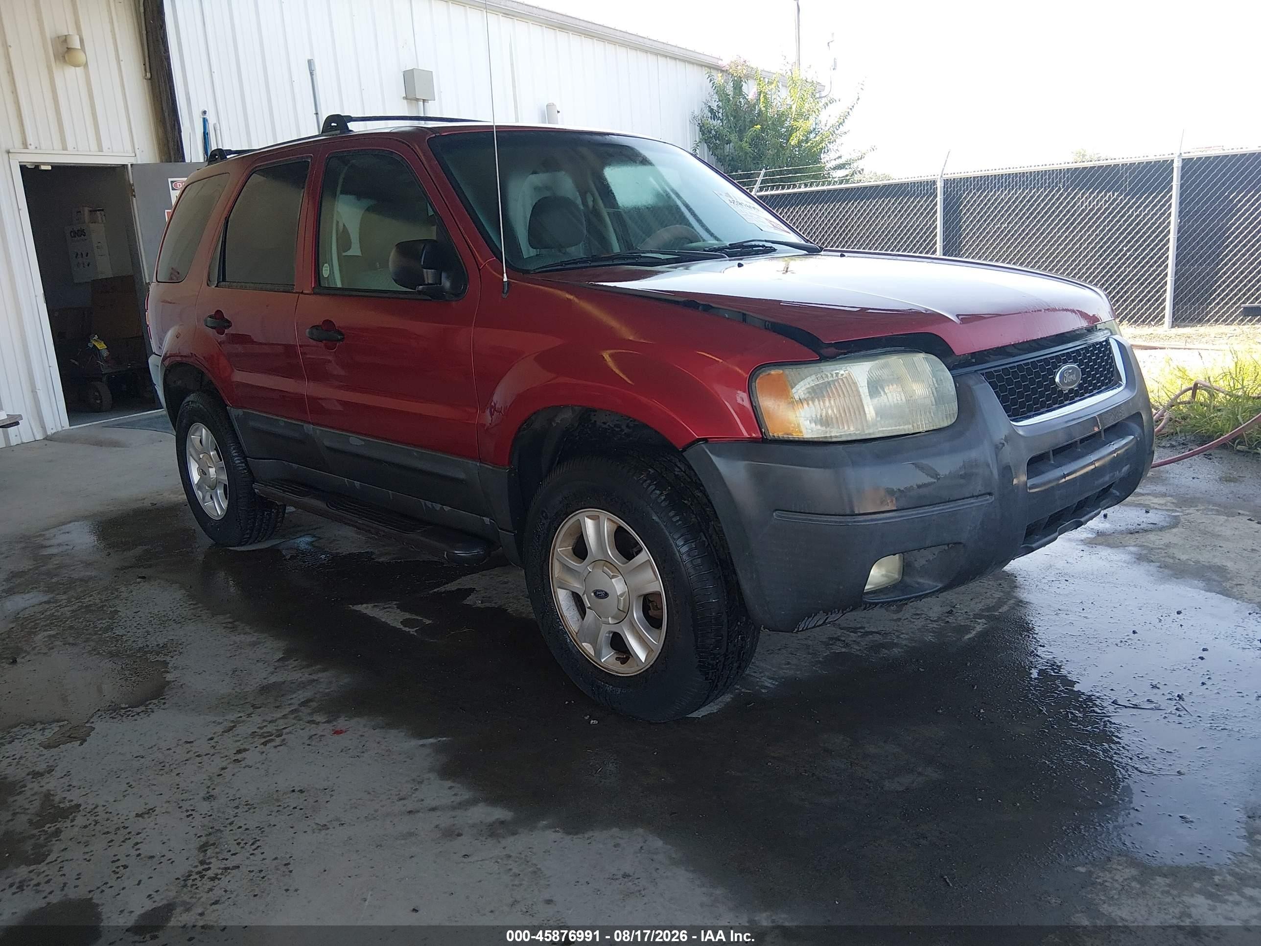 2004 Ford Escape Xlt Red vin: 1FMCU03184DA09013