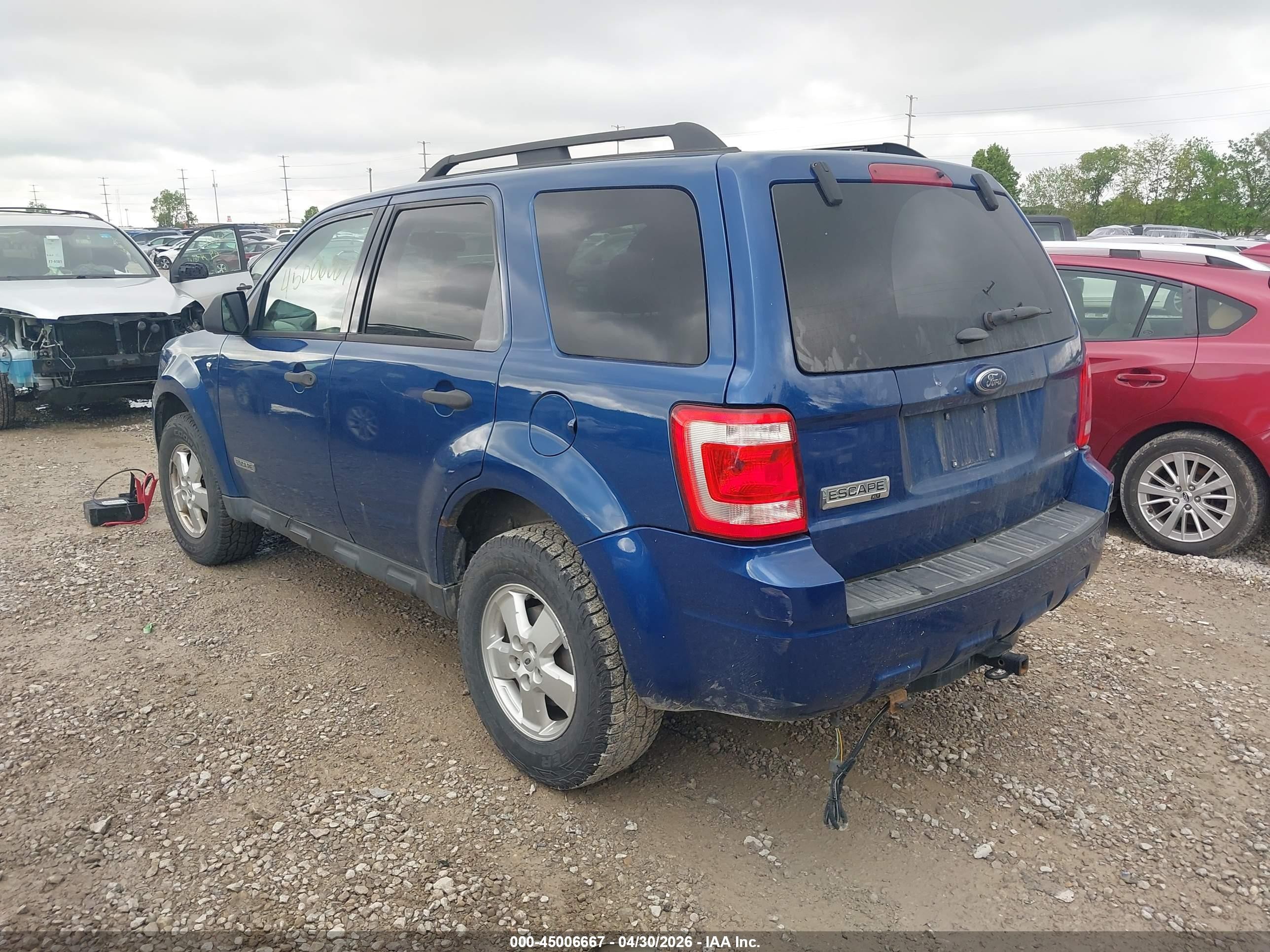 2008 Ford Escape Xlt Blue vin: 1FMCU03188KD48856
