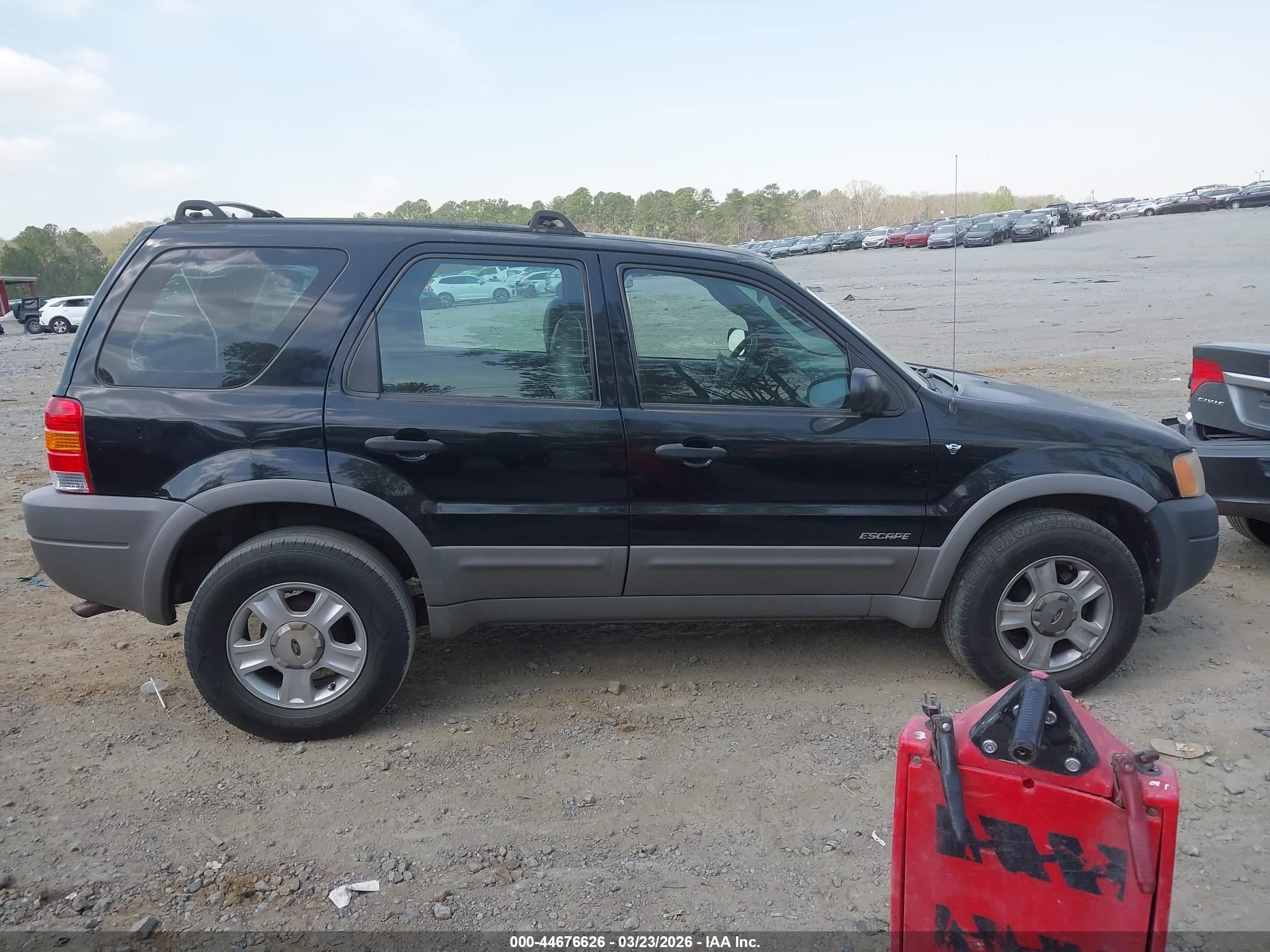 2001 Ford Escape Xlt Black vin: 1FMCU03191KF36078