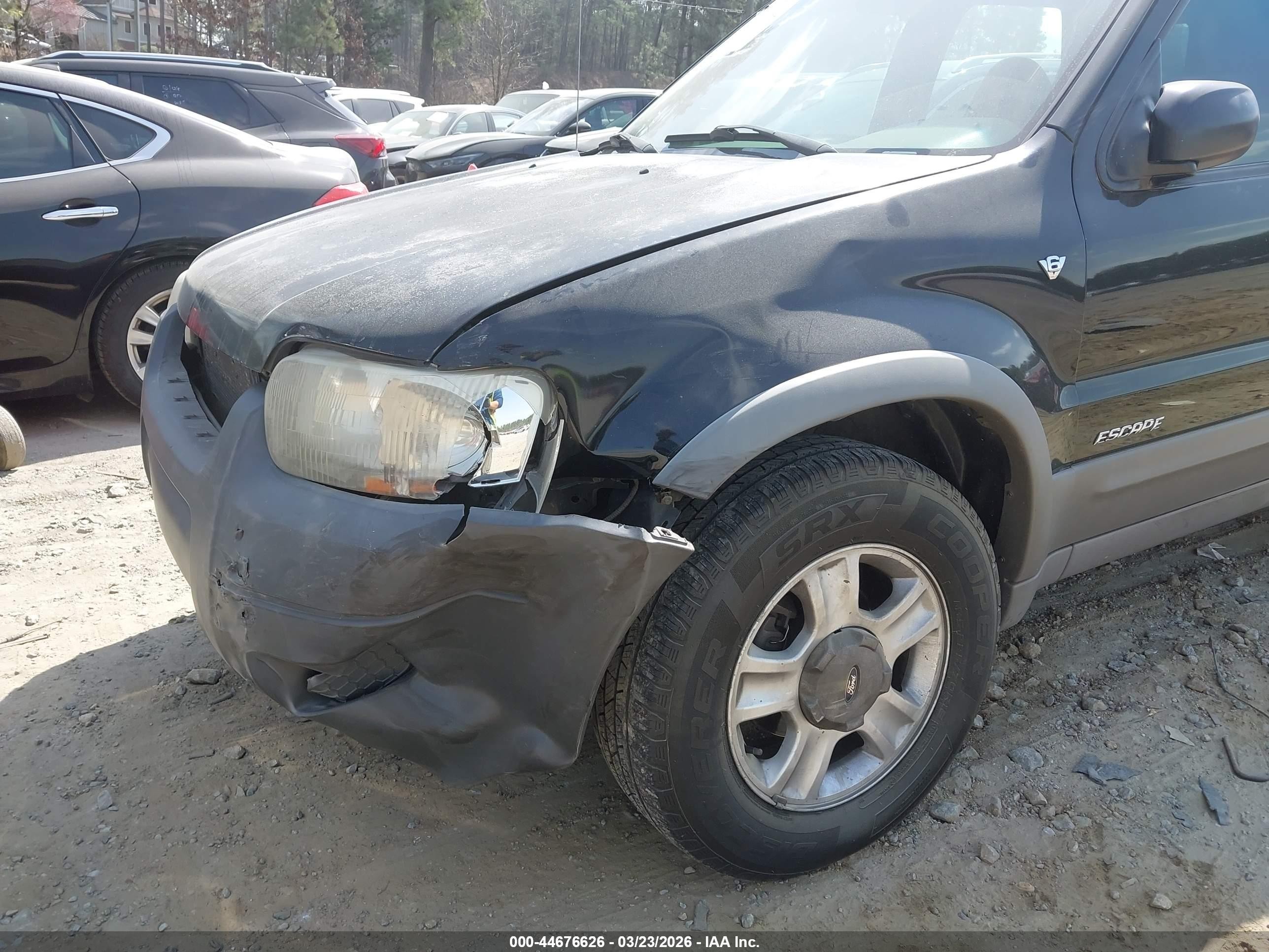 2001 Ford Escape Xlt Black vin: 1FMCU03191KF36078