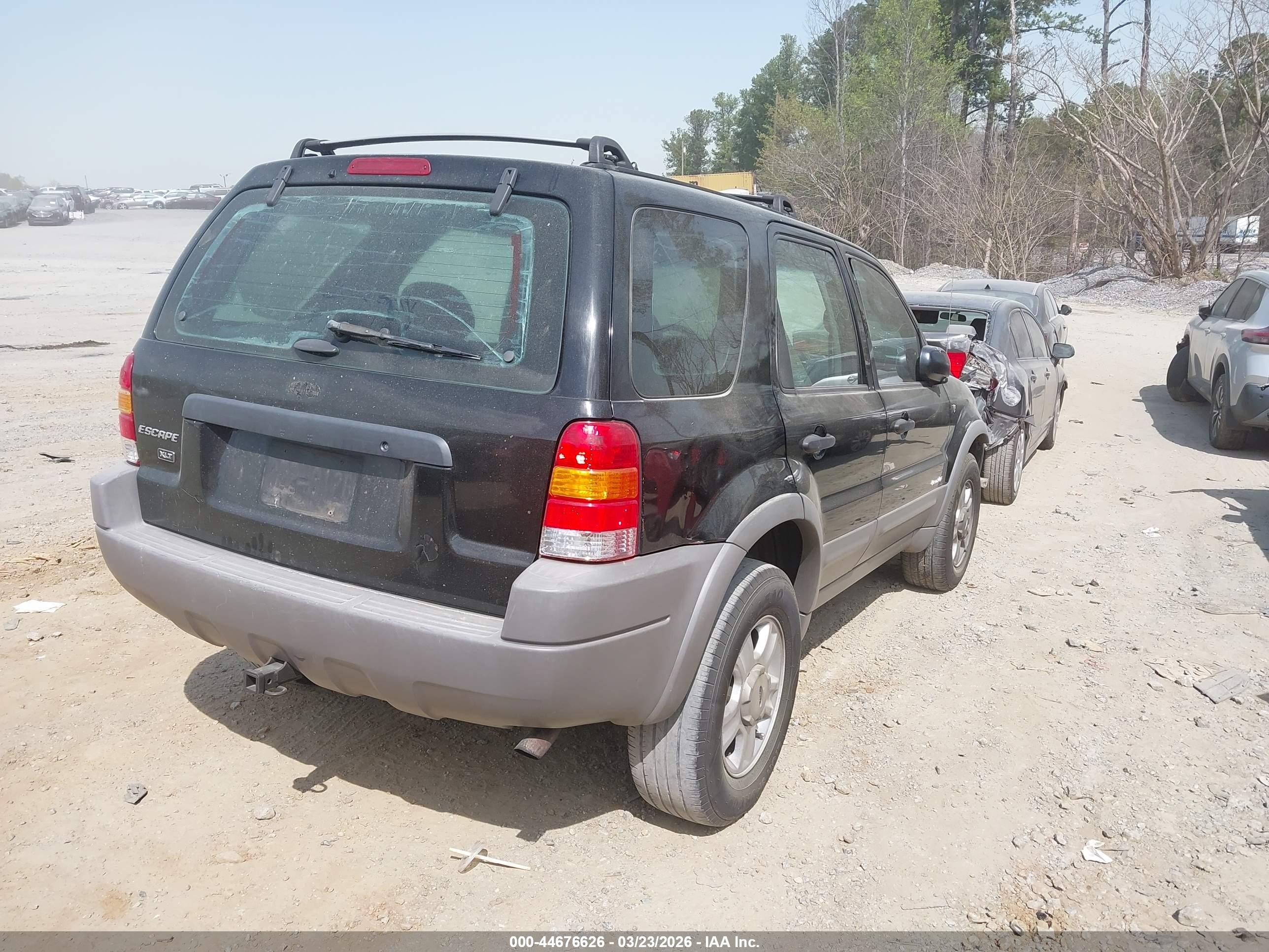 2001 Ford Escape Xlt Black vin: 1FMCU03191KF36078
