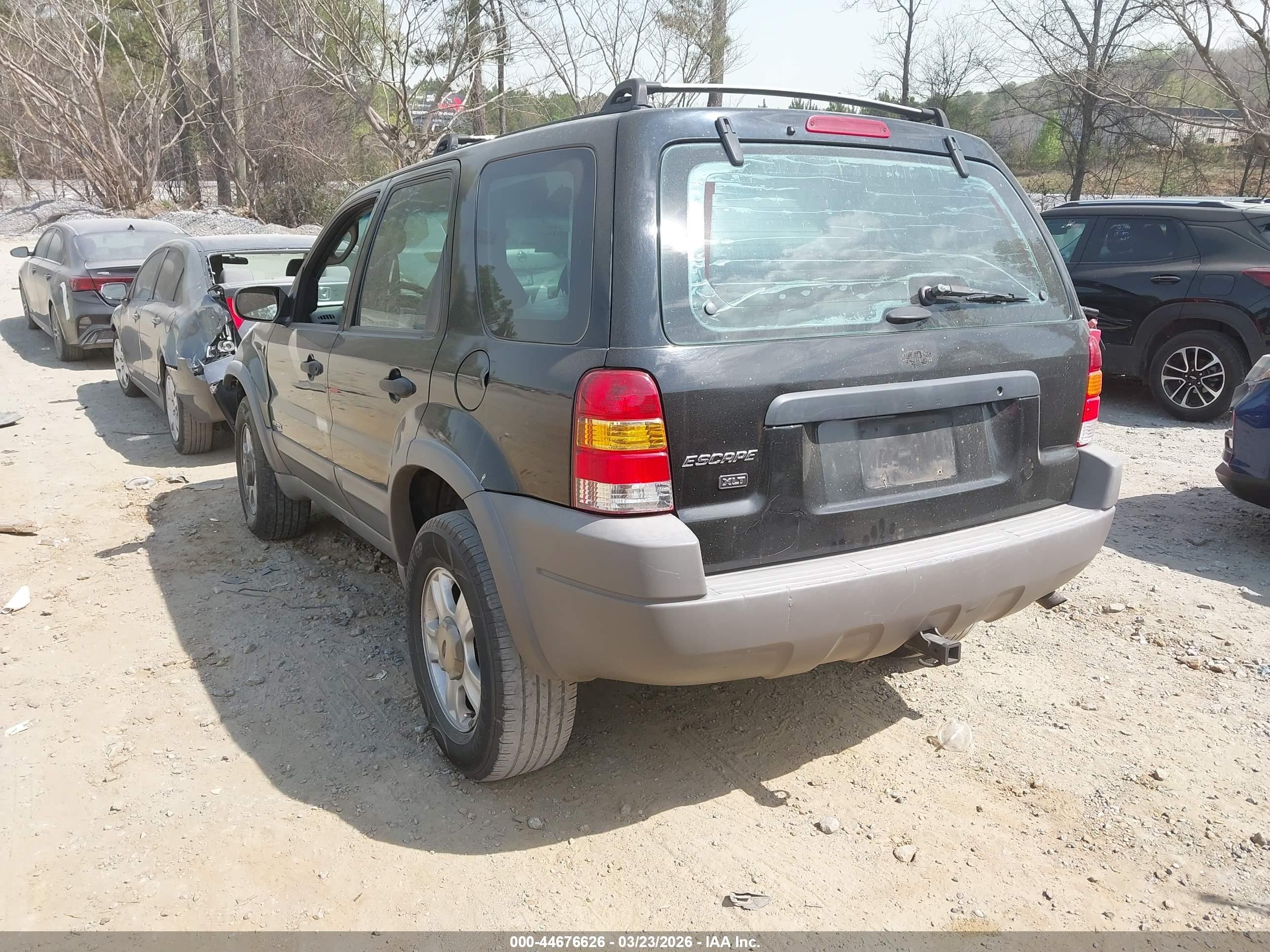 2001 Ford Escape Xlt Black vin: 1FMCU03191KF36078