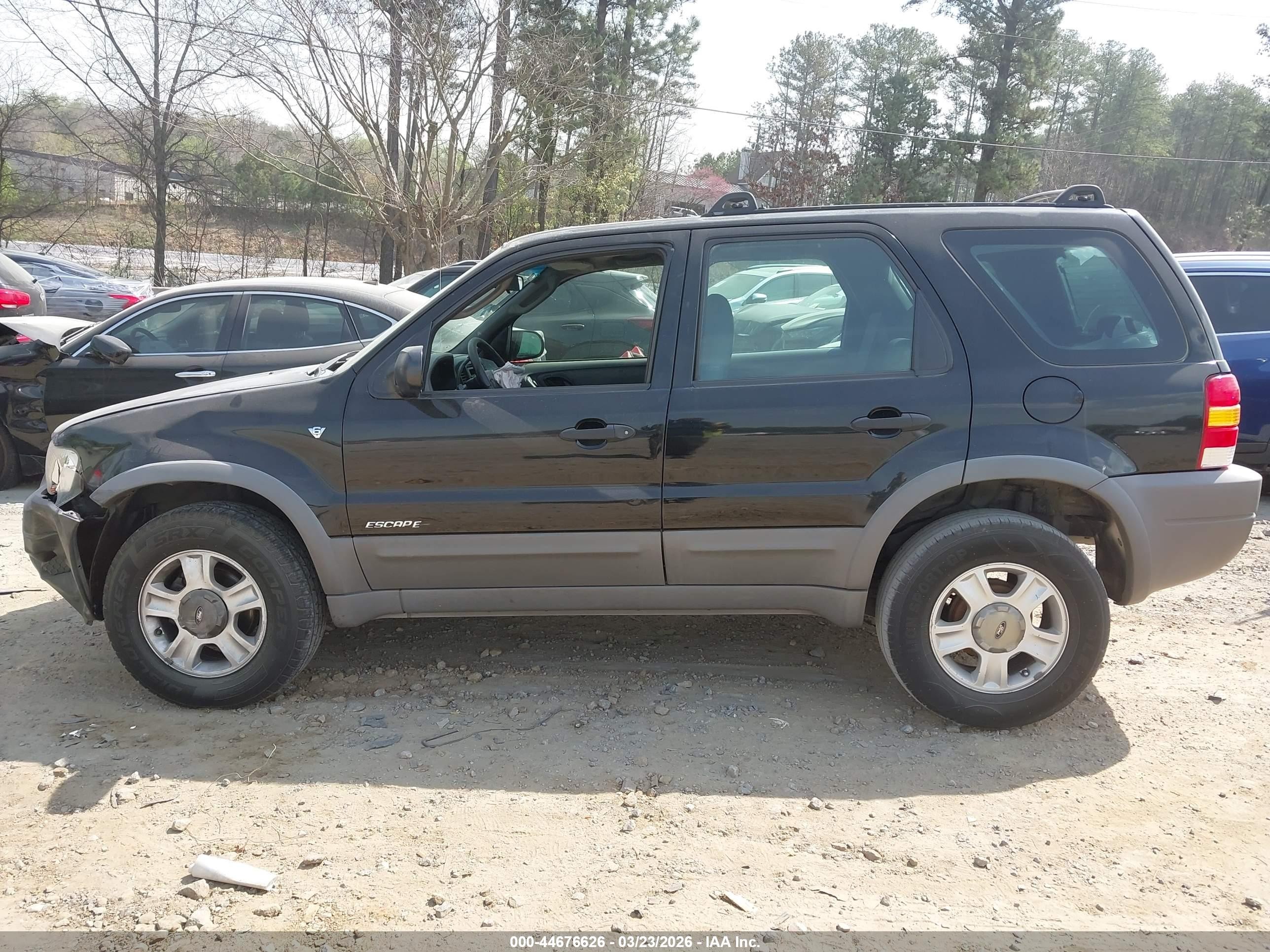 2001 Ford Escape Xlt Black vin: 1FMCU03191KF36078