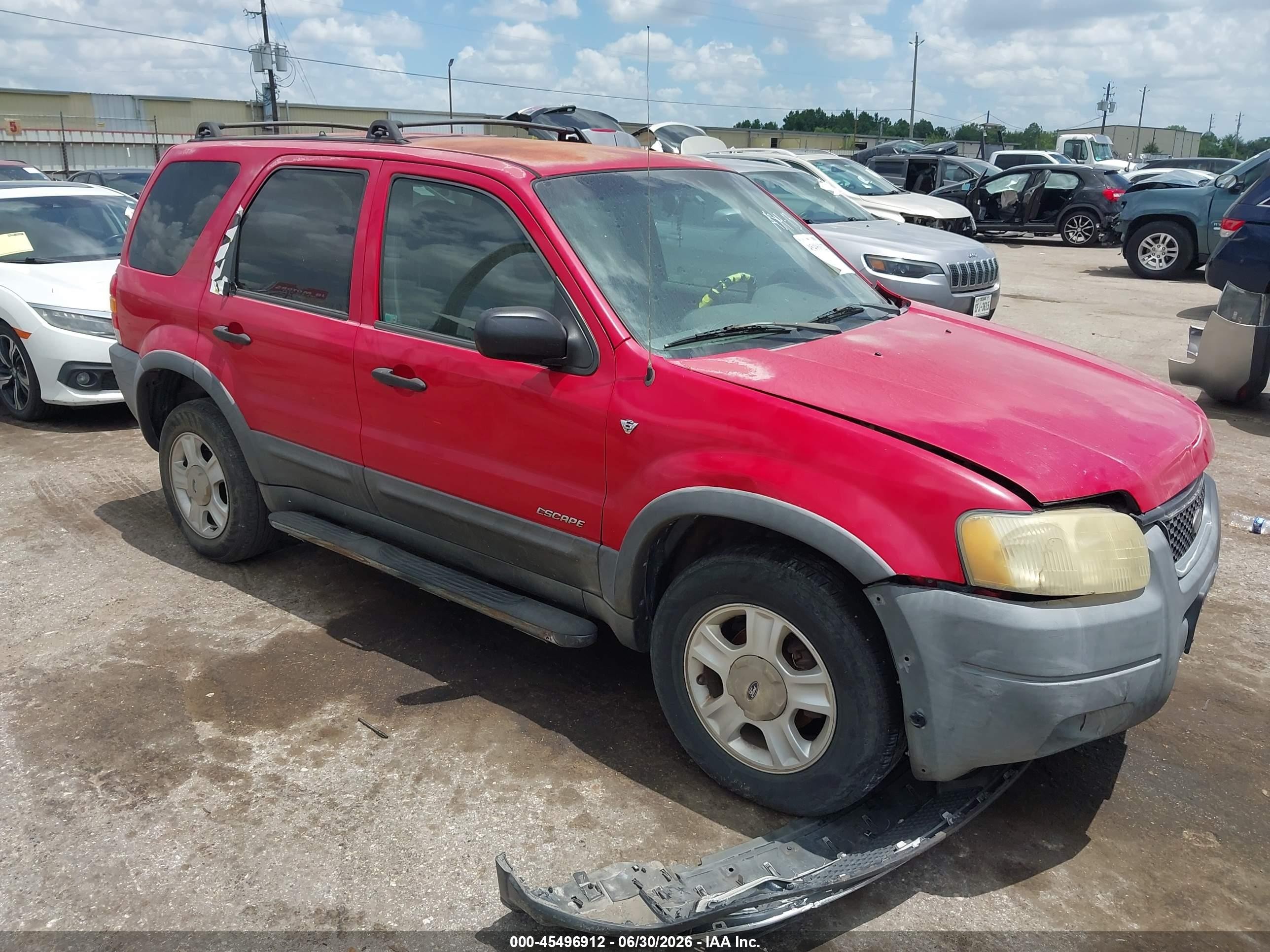 2002 Ford Escape Xlt Red vin: 1FMCU03192KA64367