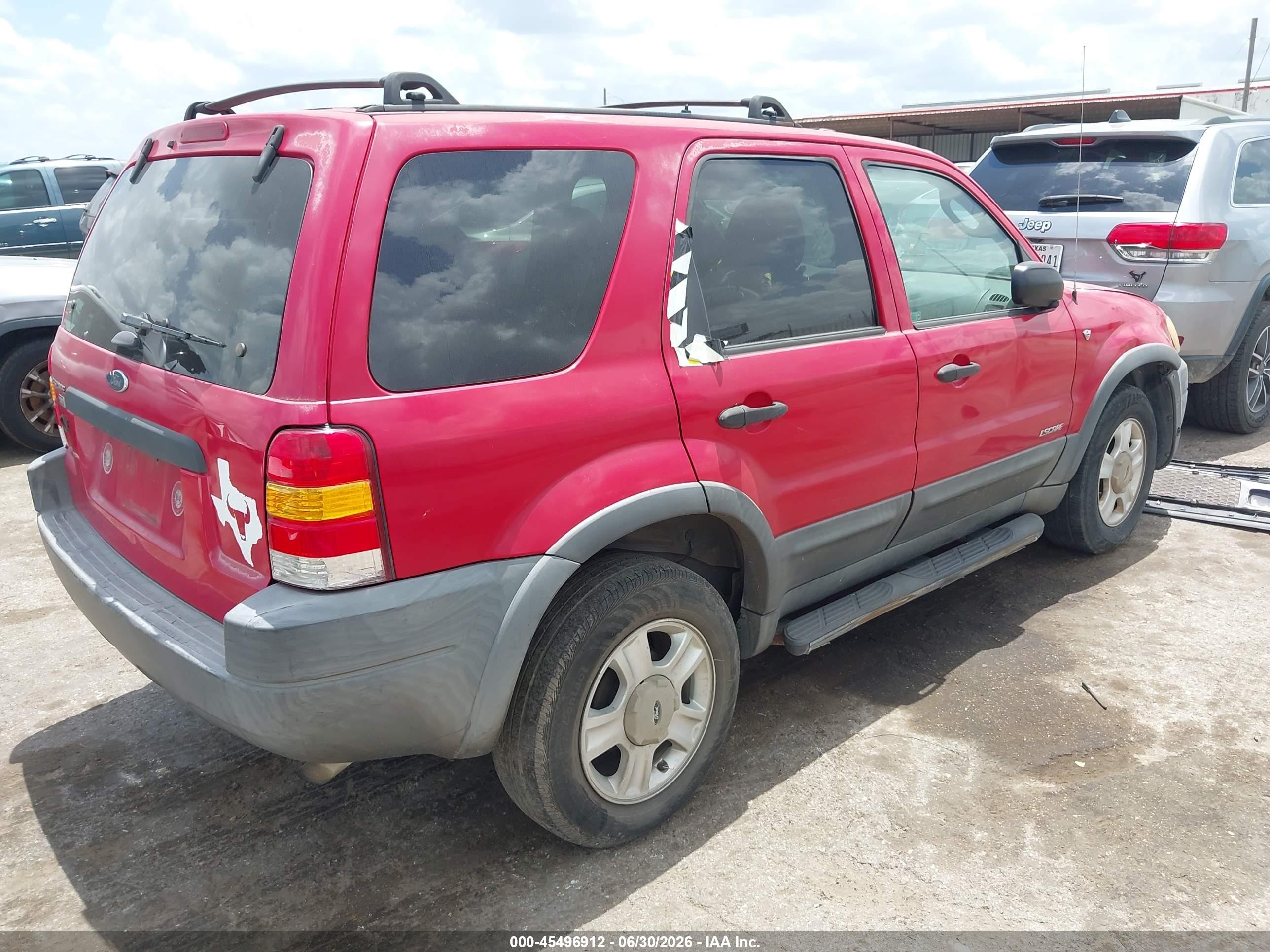 2002 Ford Escape Xlt Red vin: 1FMCU03192KA64367