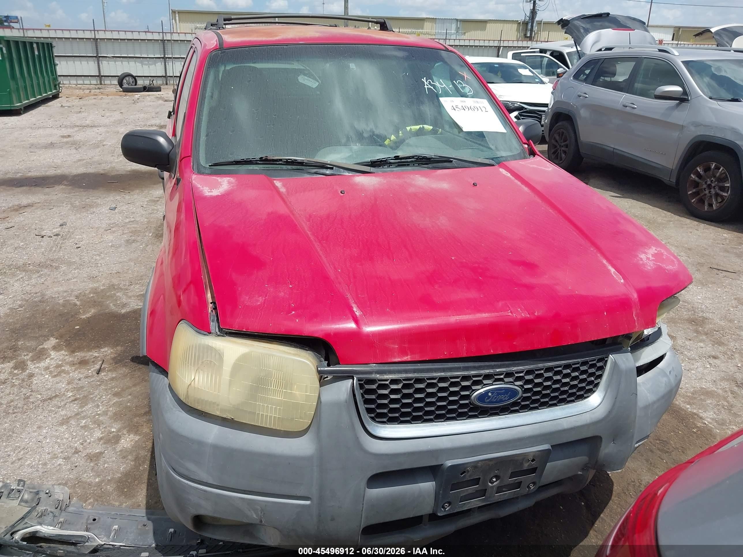 2002 Ford Escape Xlt Red vin: 1FMCU03192KA64367