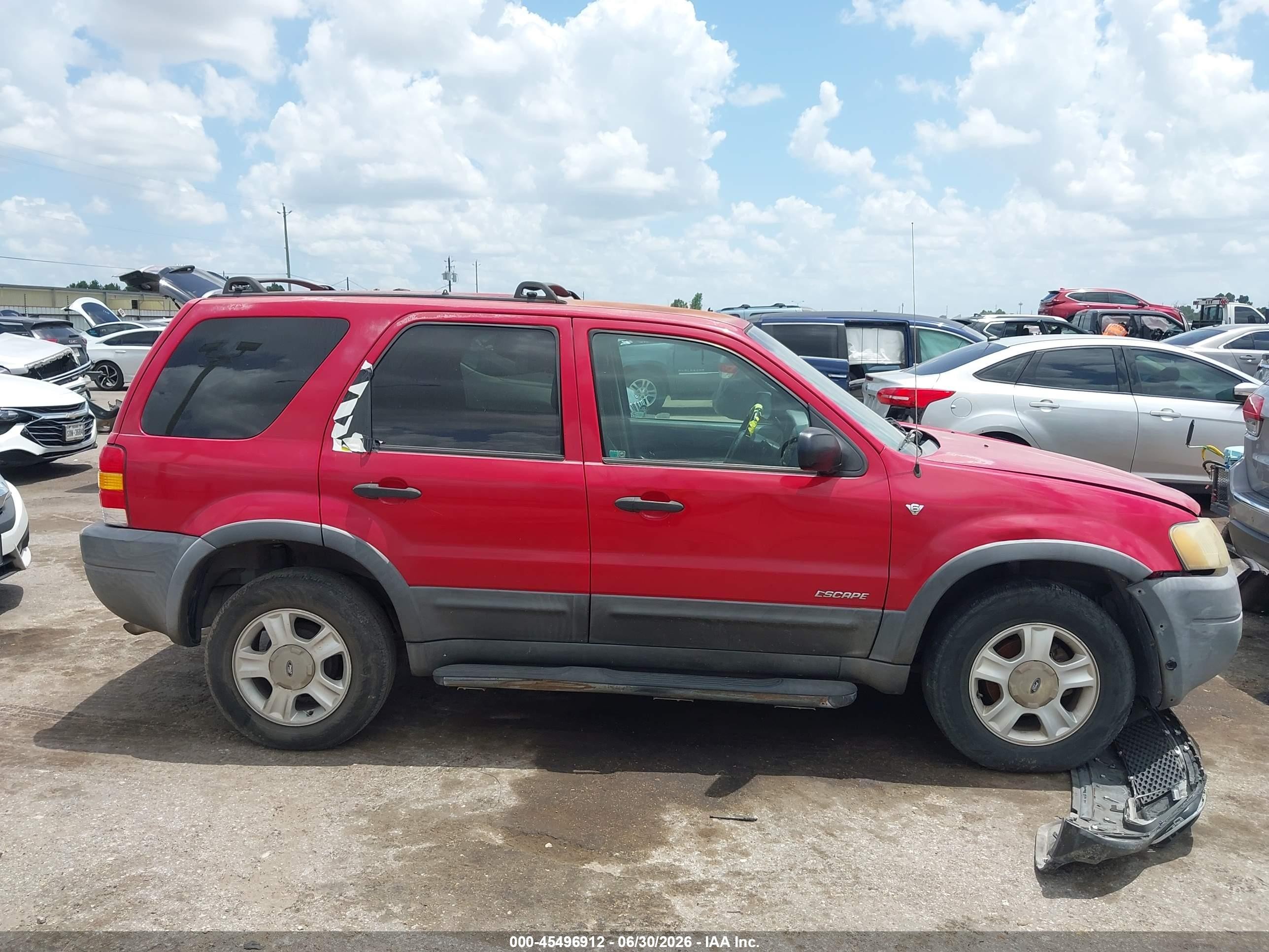 2002 Ford Escape Xlt Red vin: 1FMCU03192KA64367