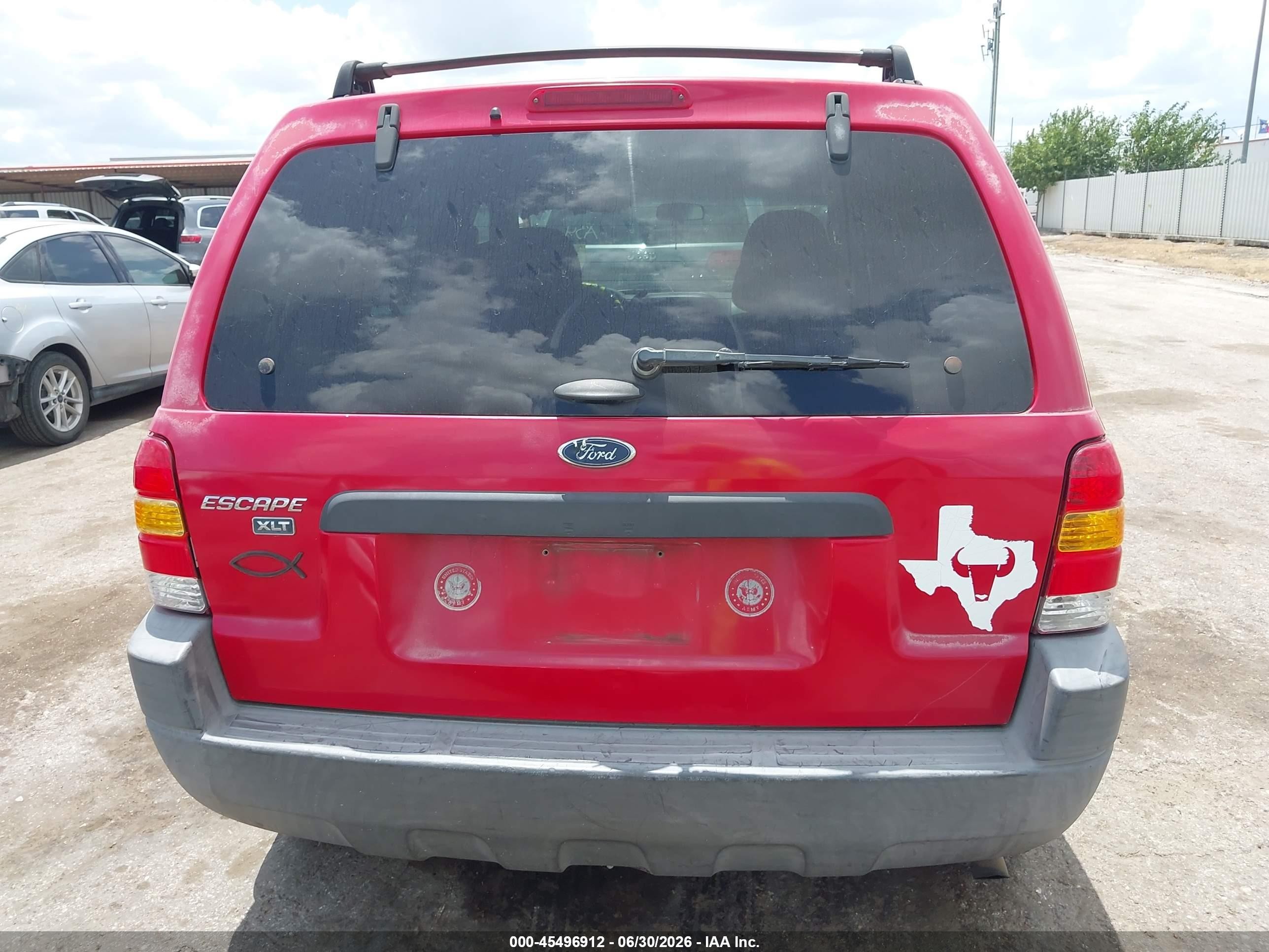2002 Ford Escape Xlt Red vin: 1FMCU03192KA64367