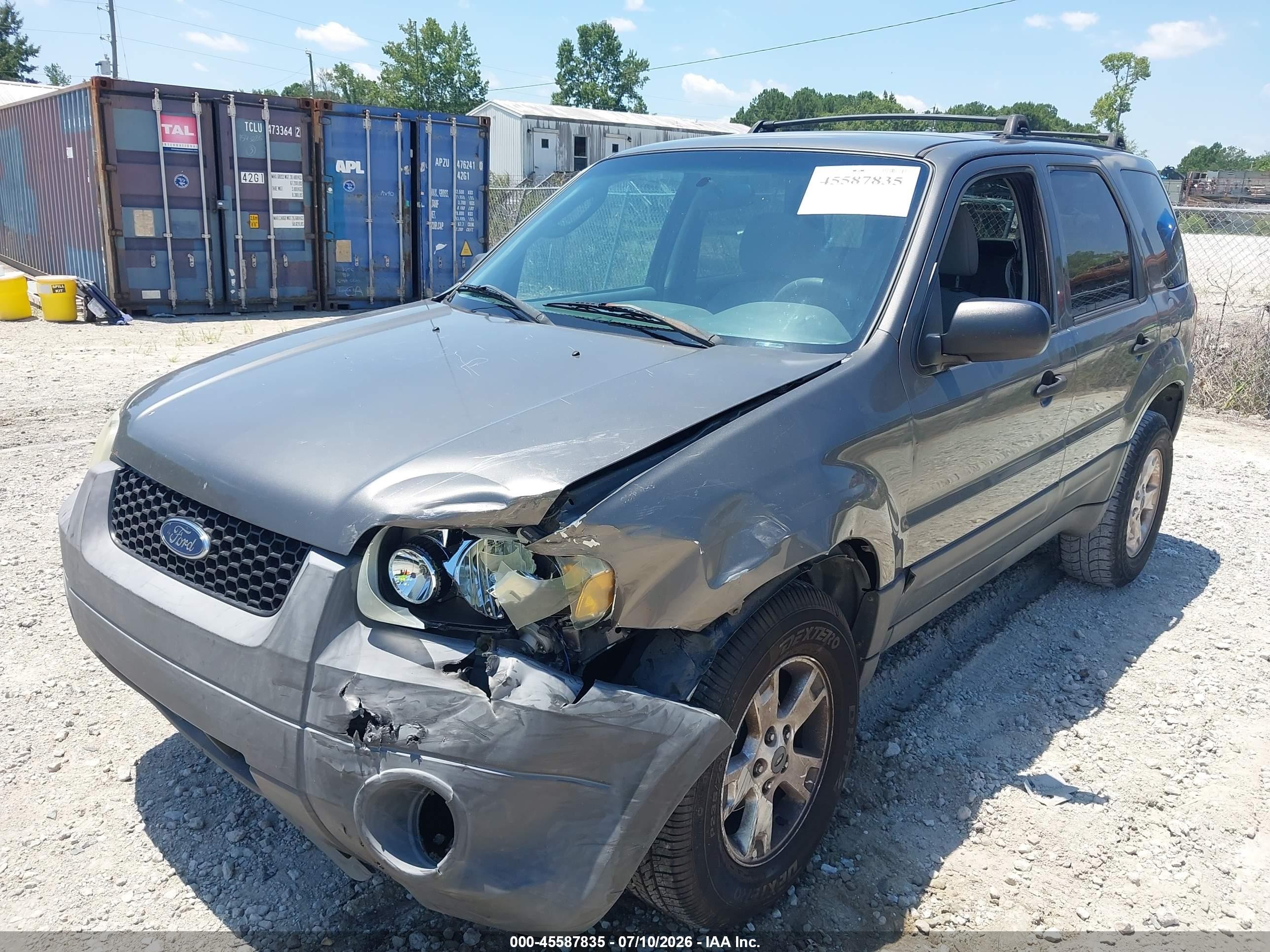 2005 Ford Escape Xlt Gray vin: 1FMCU03195DA10172