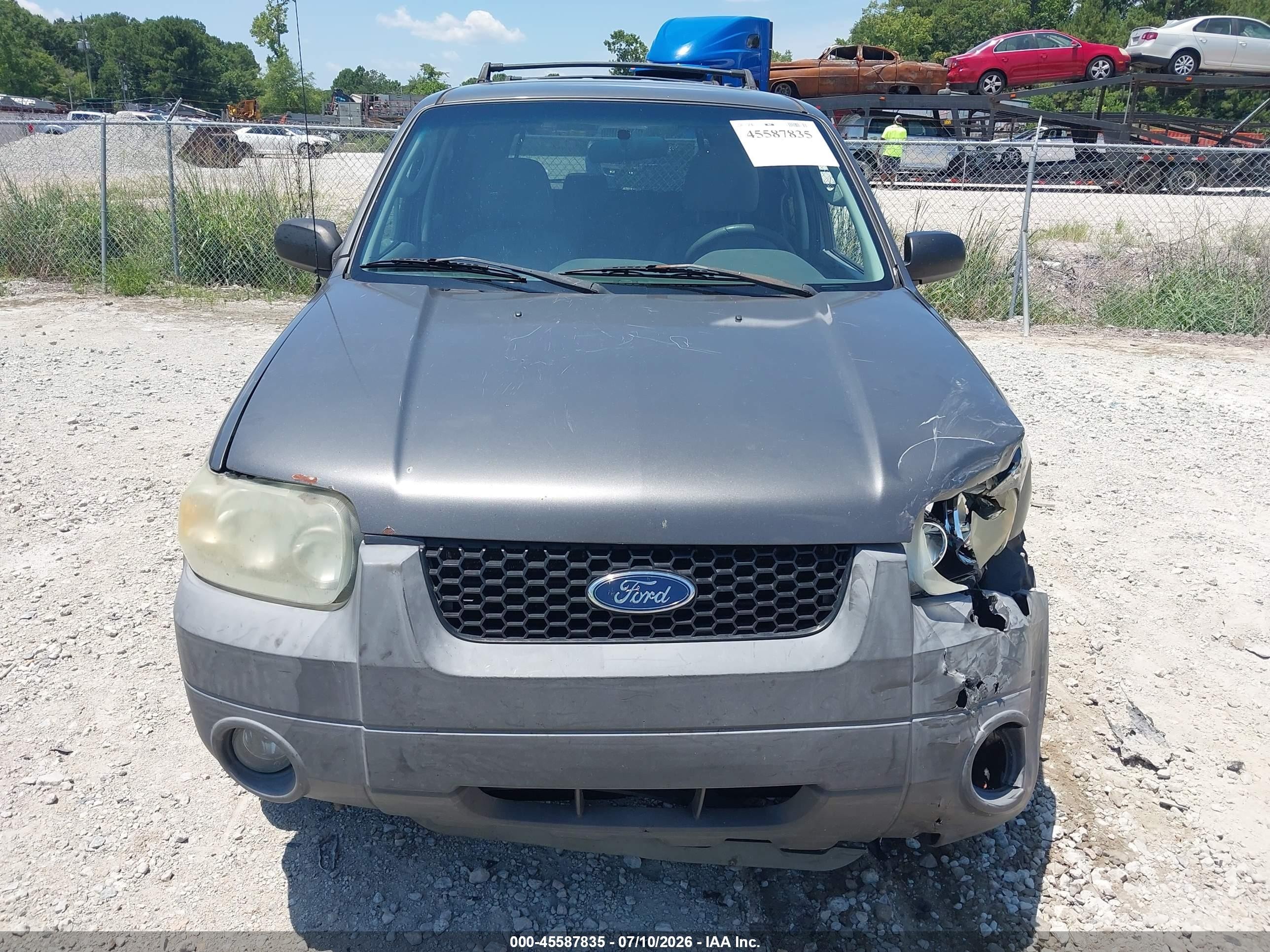 2005 Ford Escape Xlt Gray vin: 1FMCU03195DA10172