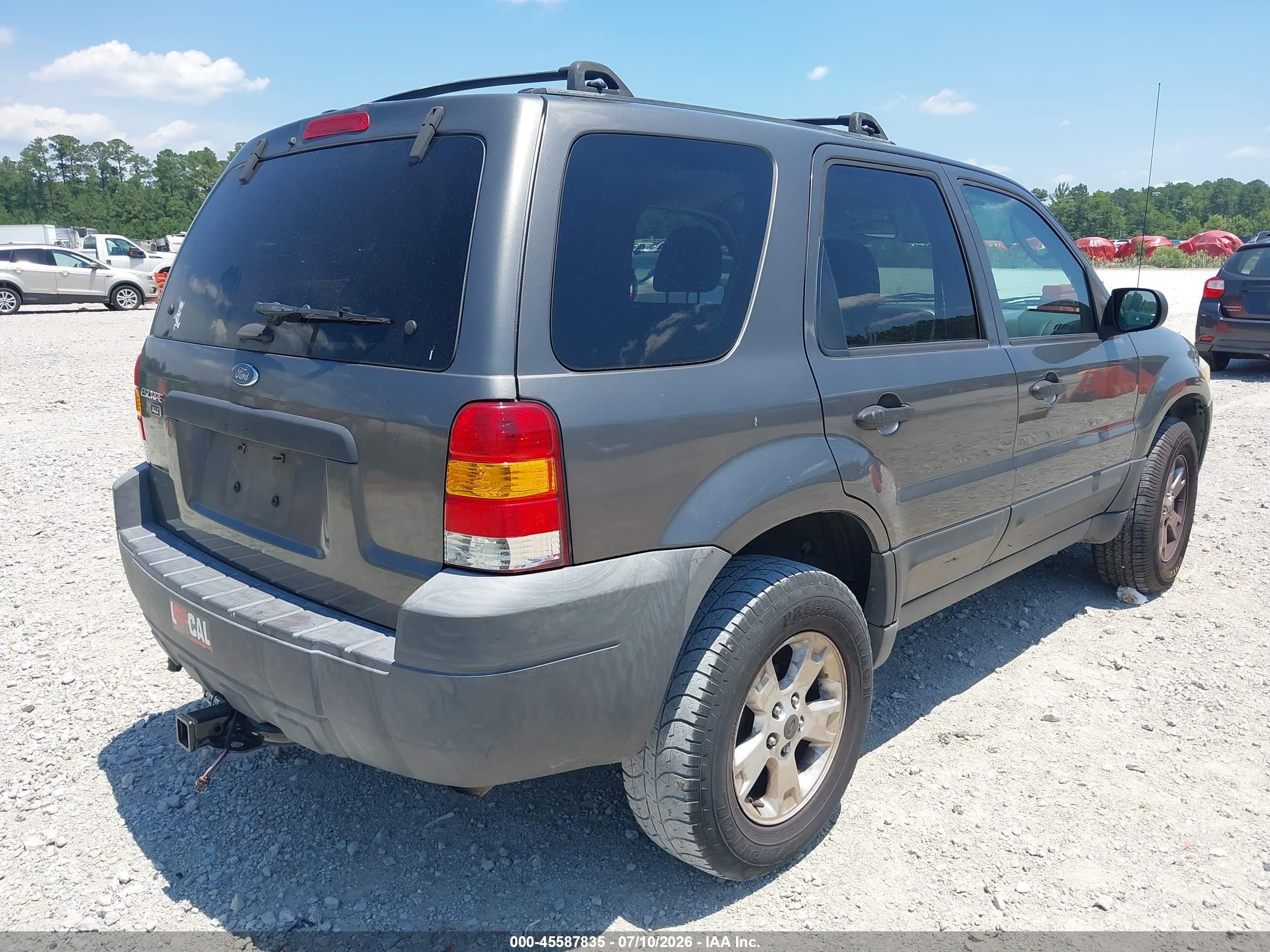 2005 Ford Escape Xlt Gray vin: 1FMCU03195DA10172