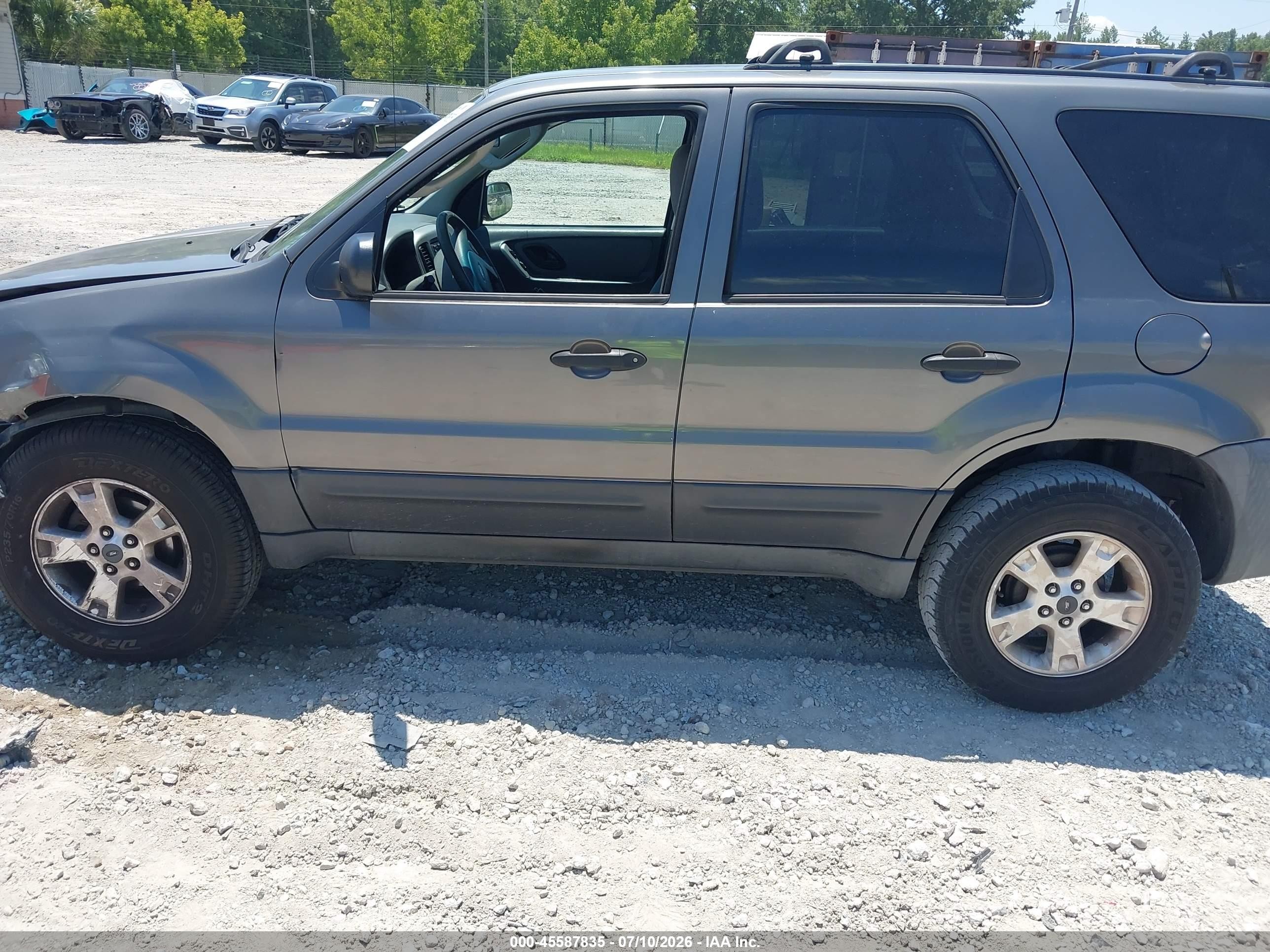 2005 Ford Escape Xlt Gray vin: 1FMCU03195DA10172