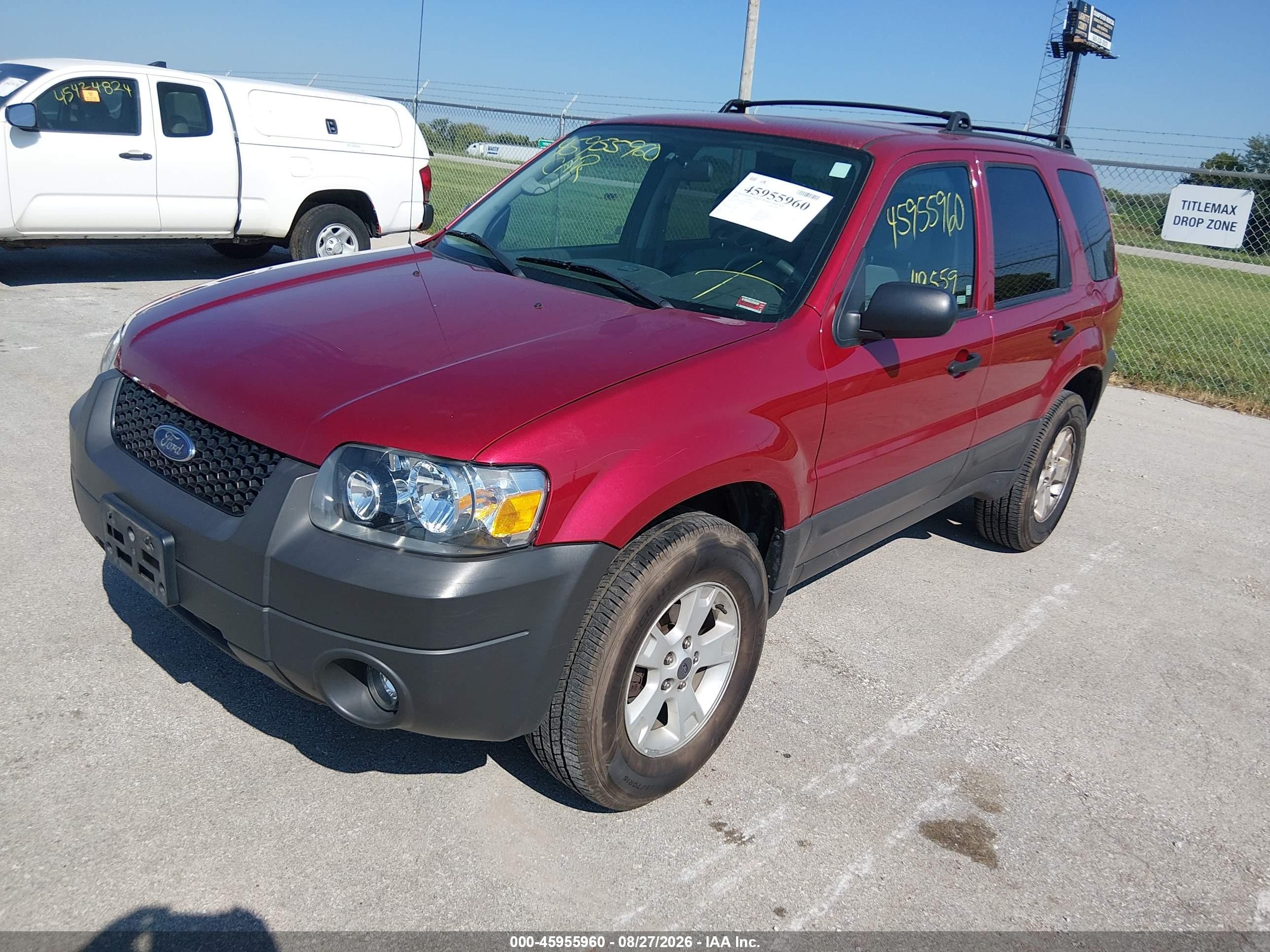 2006 Ford Escape Xlt/xlt Sport Red vin: 1FMCU03196KA28281