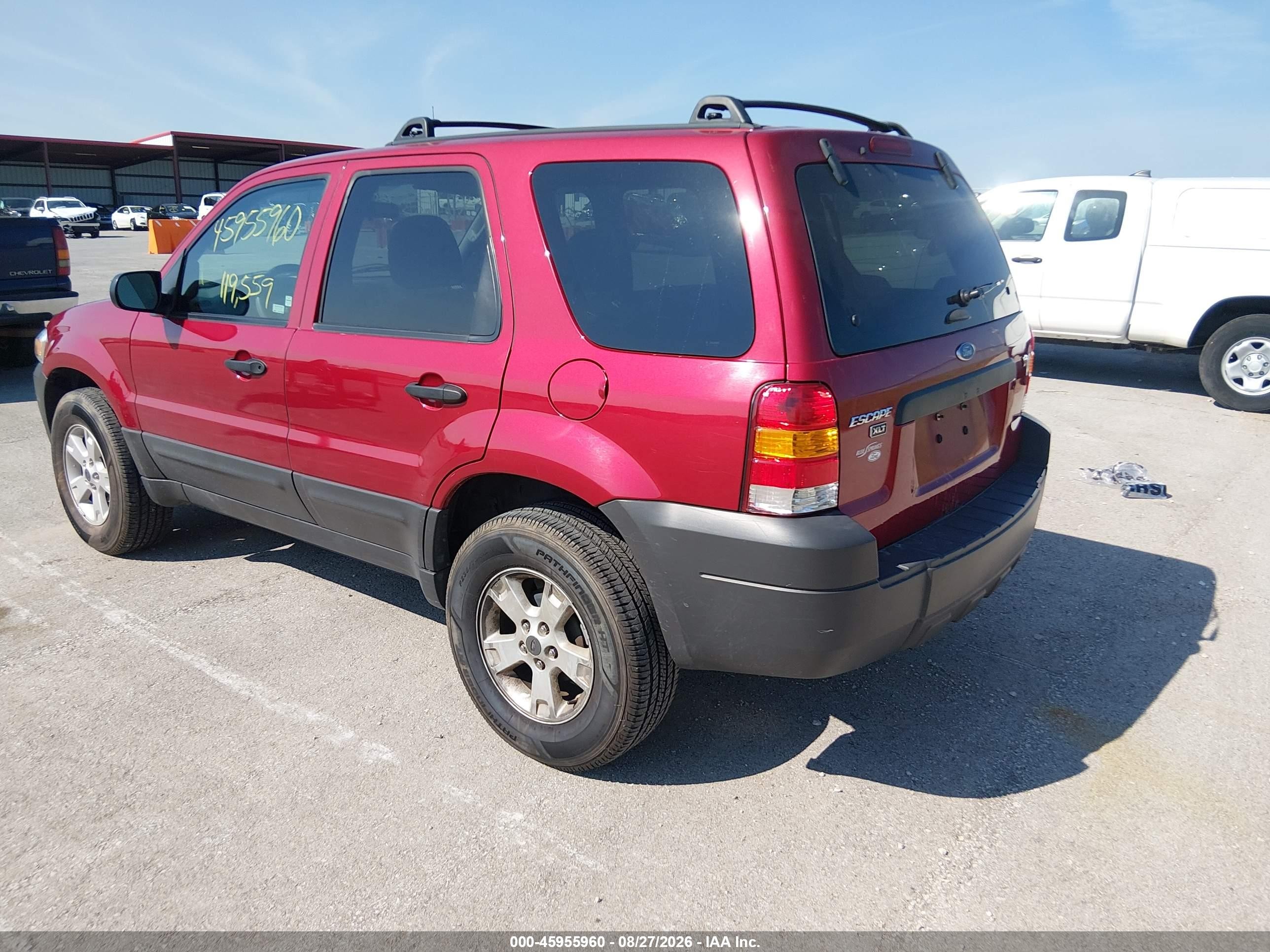 2006 Ford Escape Xlt/xlt Sport Red vin: 1FMCU03196KA28281