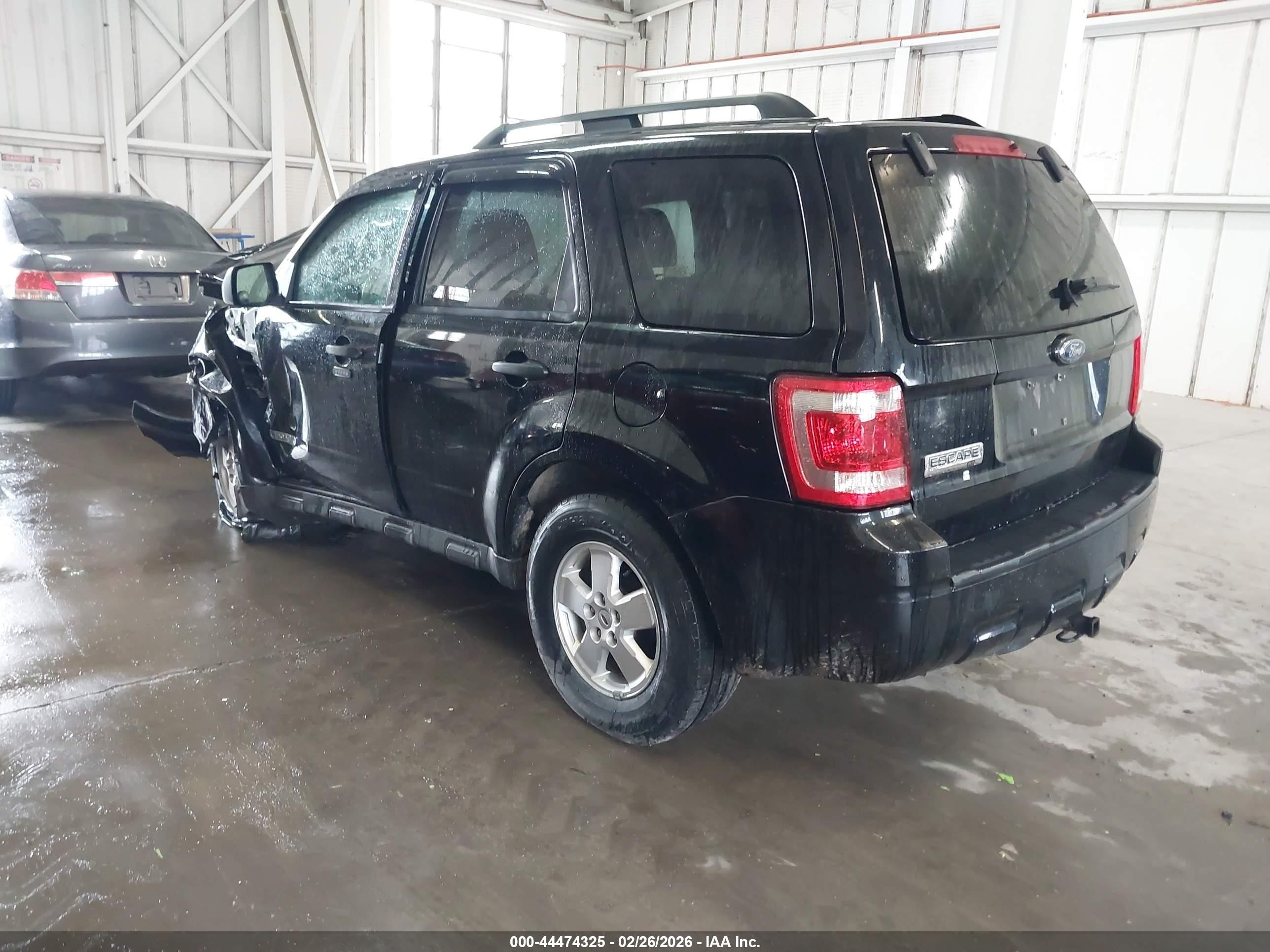 2008 Ford Escape Xlt Black vin: 1FMCU03198KC15538