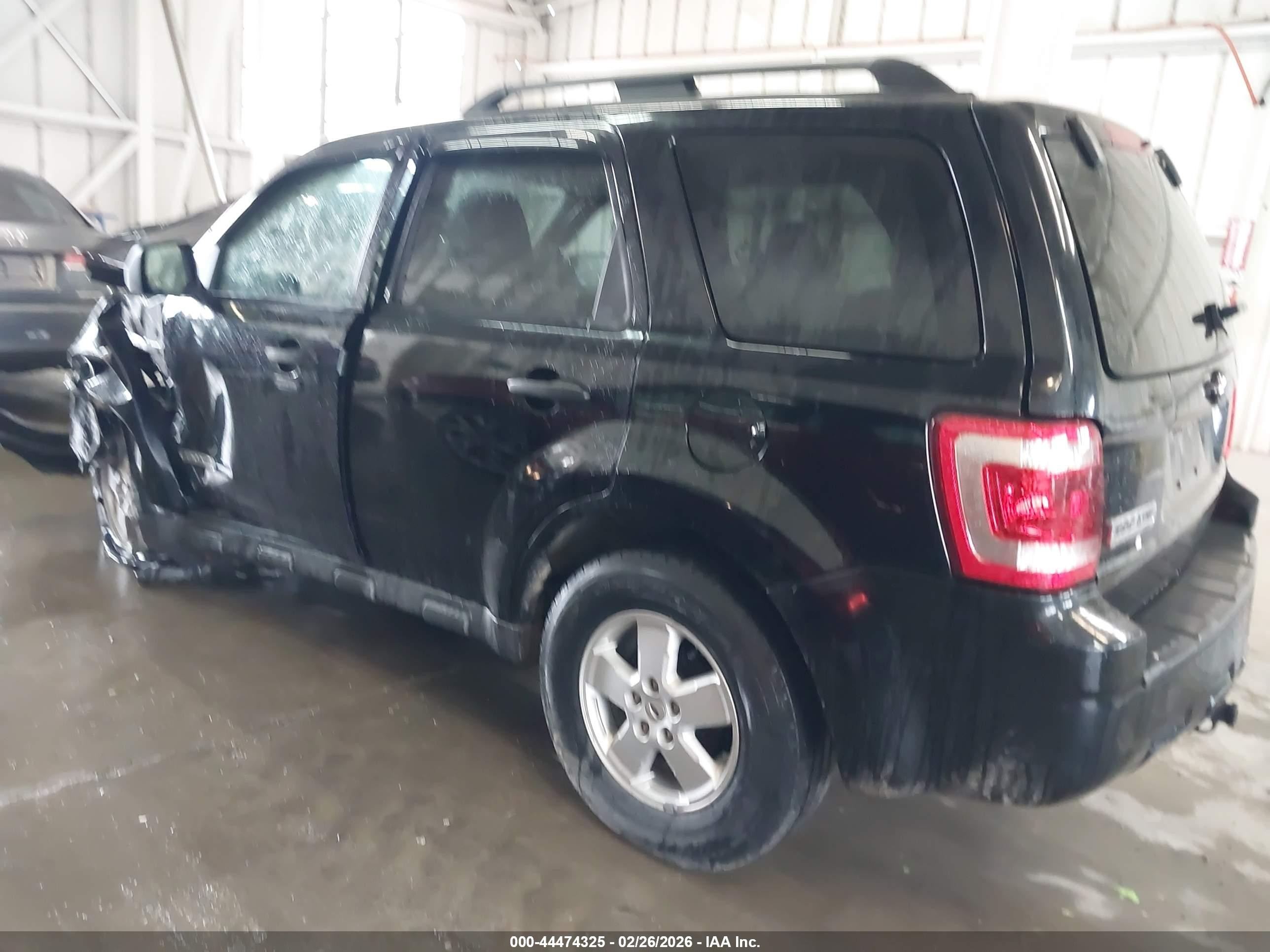 2008 Ford Escape Xlt Black vin: 1FMCU03198KC15538