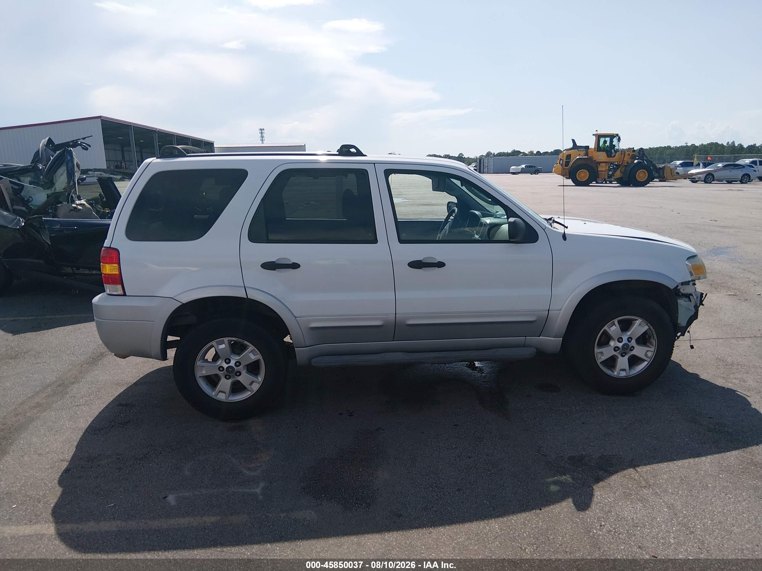 2007 Ford Escape Xlt/xlt Sport White vin: 1FMCU031X7KB87957