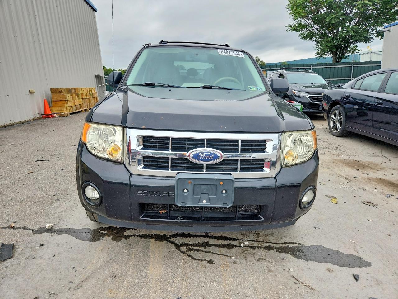 2008 Ford Escape Xlt Black vin: 1FMCU031X8KA78173