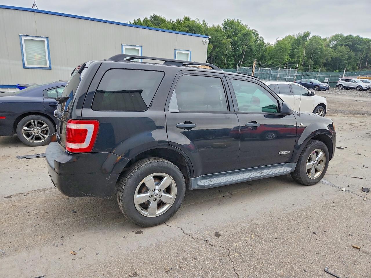 2008 Ford Escape Xlt Black vin: 1FMCU031X8KA78173