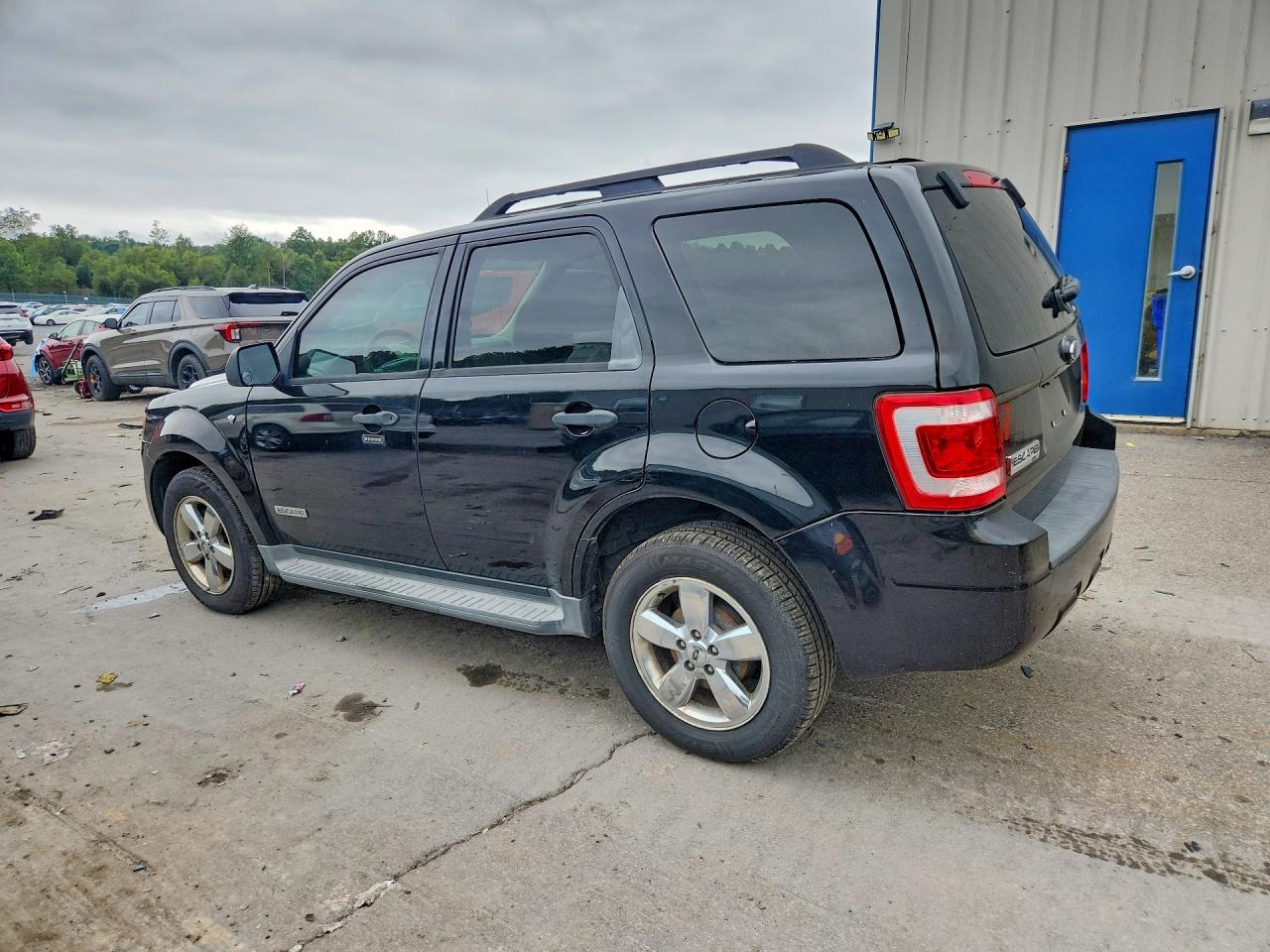 2008 Ford Escape Xlt Black vin: 1FMCU031X8KA78173
