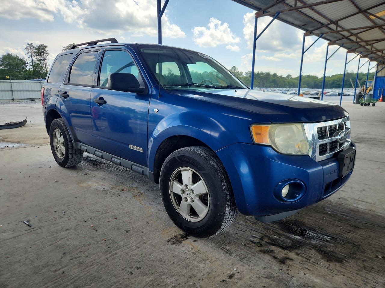 2008 Ford Escape Xlt Blue vin: 1FMCU031X8KD40015