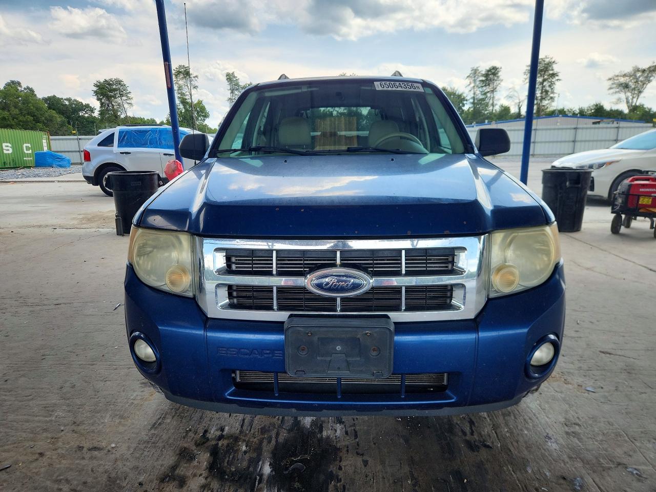 2008 Ford Escape Xlt Blue vin: 1FMCU031X8KD40015
