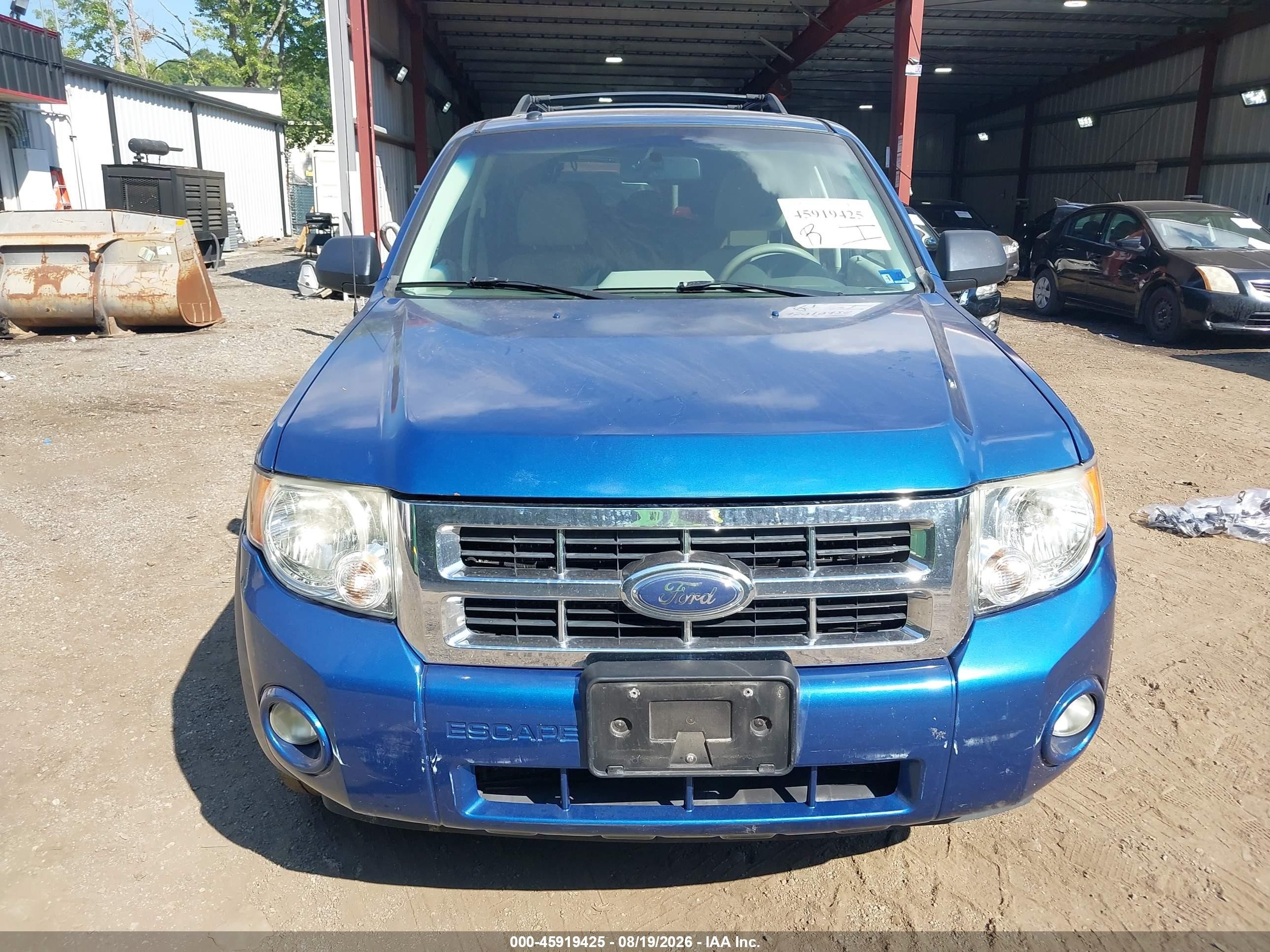 2008 Ford Escape Xlt Blue vin: 1FMCU031X8KE51454