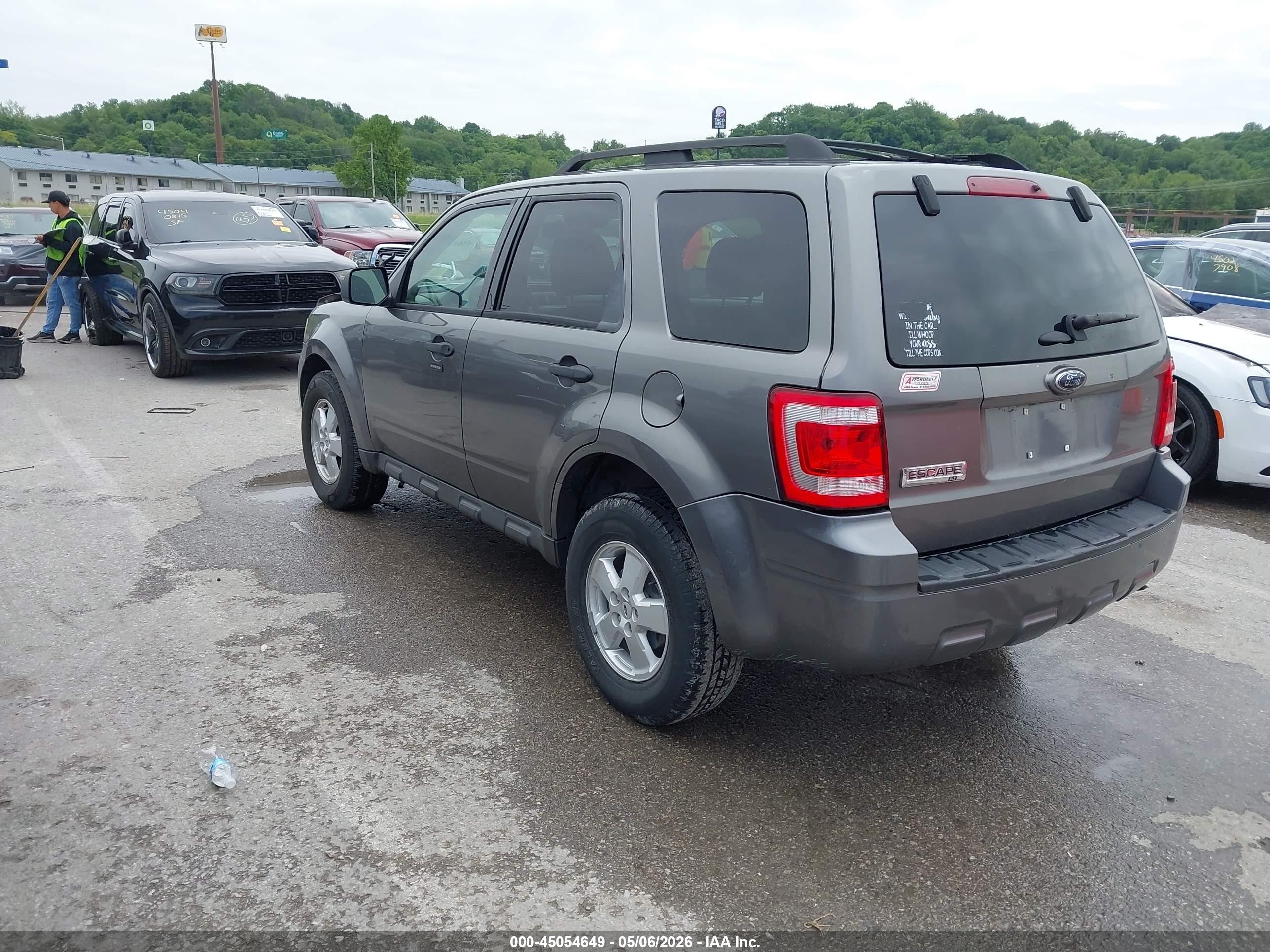 2009 Ford Escape Xlt Gray vin: 1FMCU03709KA02726