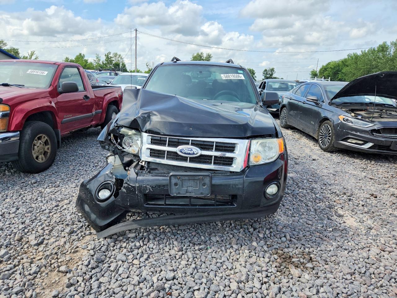2009 Ford Escape Xlt Black vin: 1FMCU03709KB26429