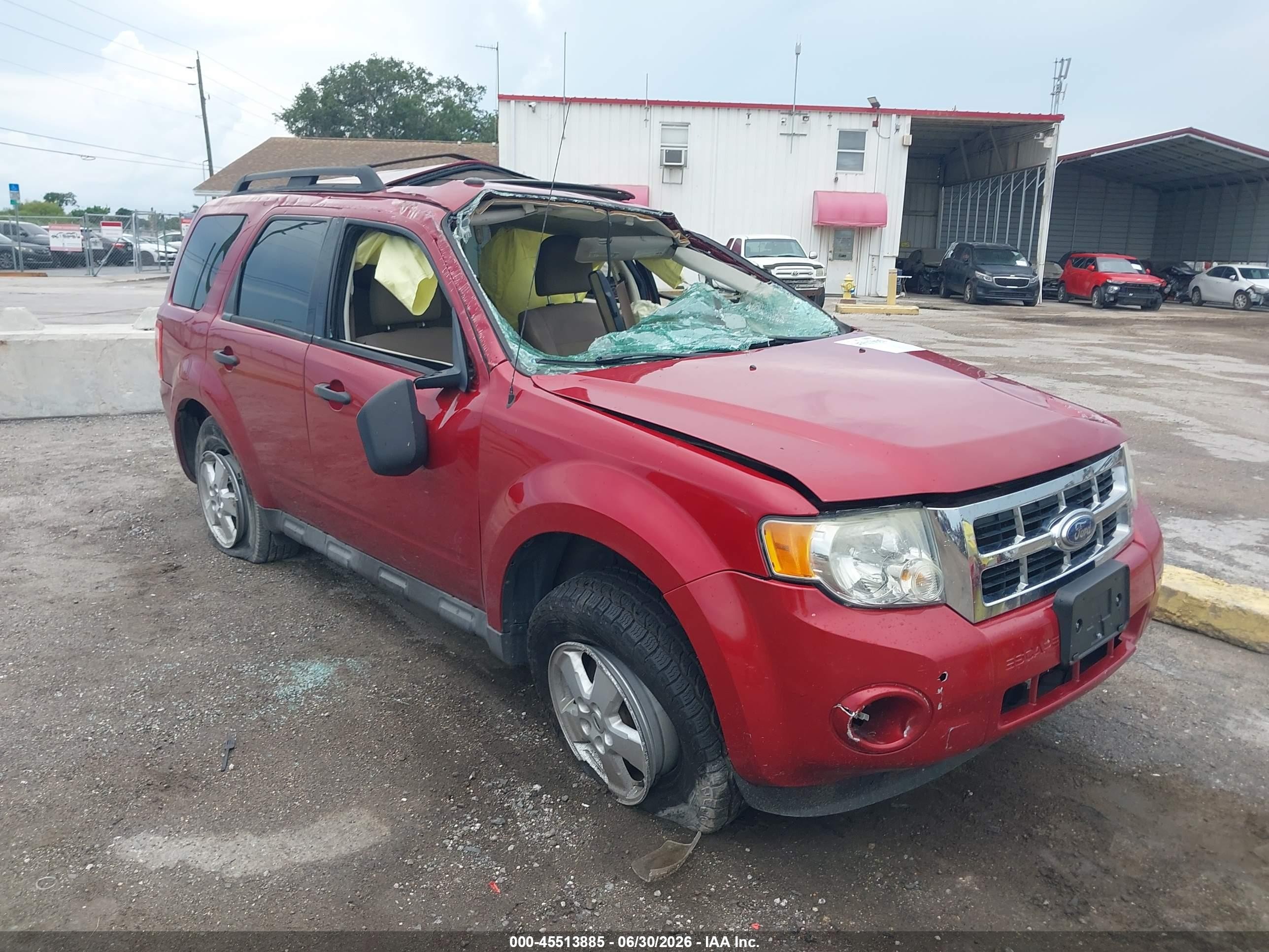 2009 Ford Escape Xlt Red vin: 1FMCU03709KB30481