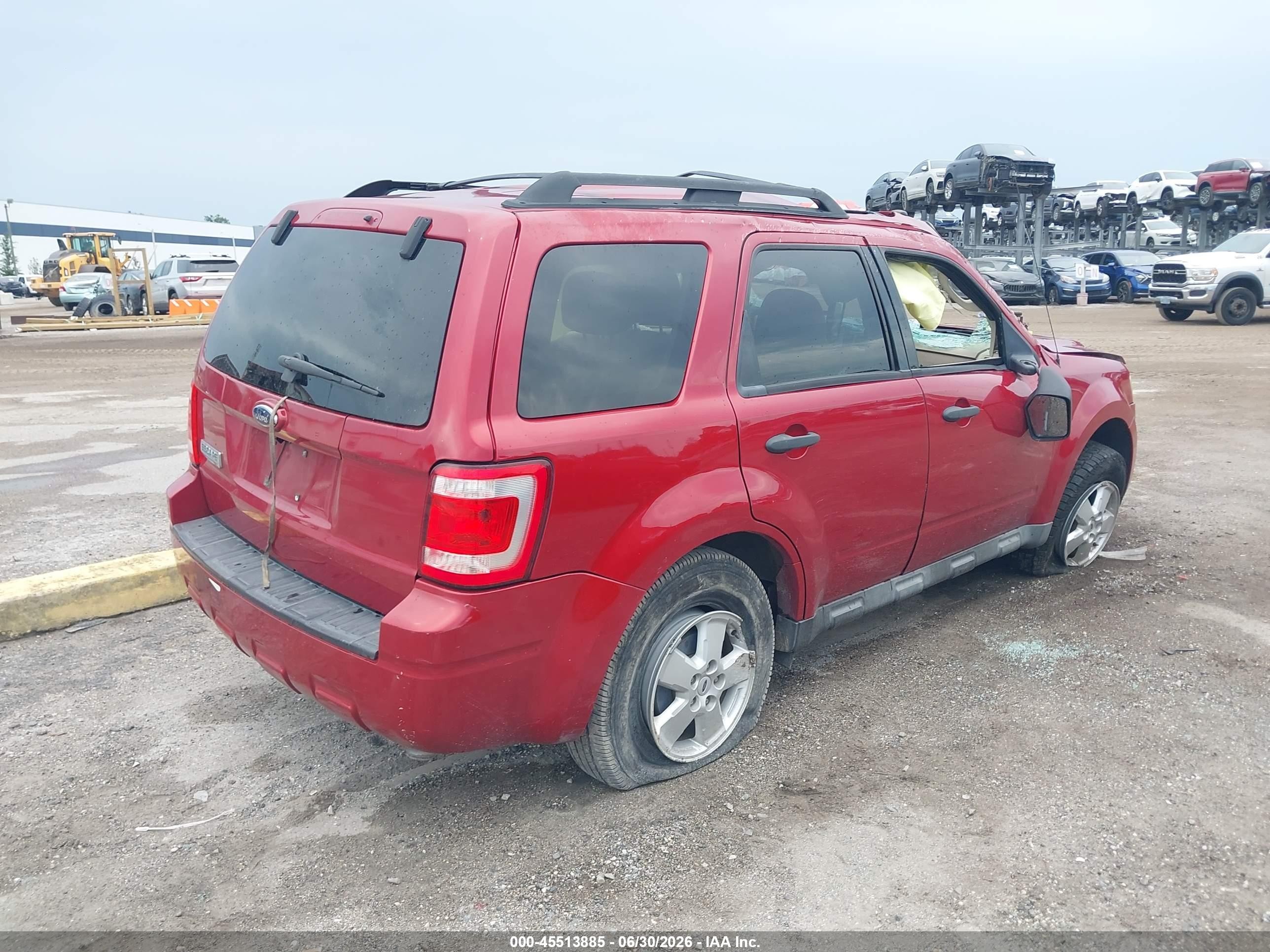2009 Ford Escape Xlt Red vin: 1FMCU03709KB30481