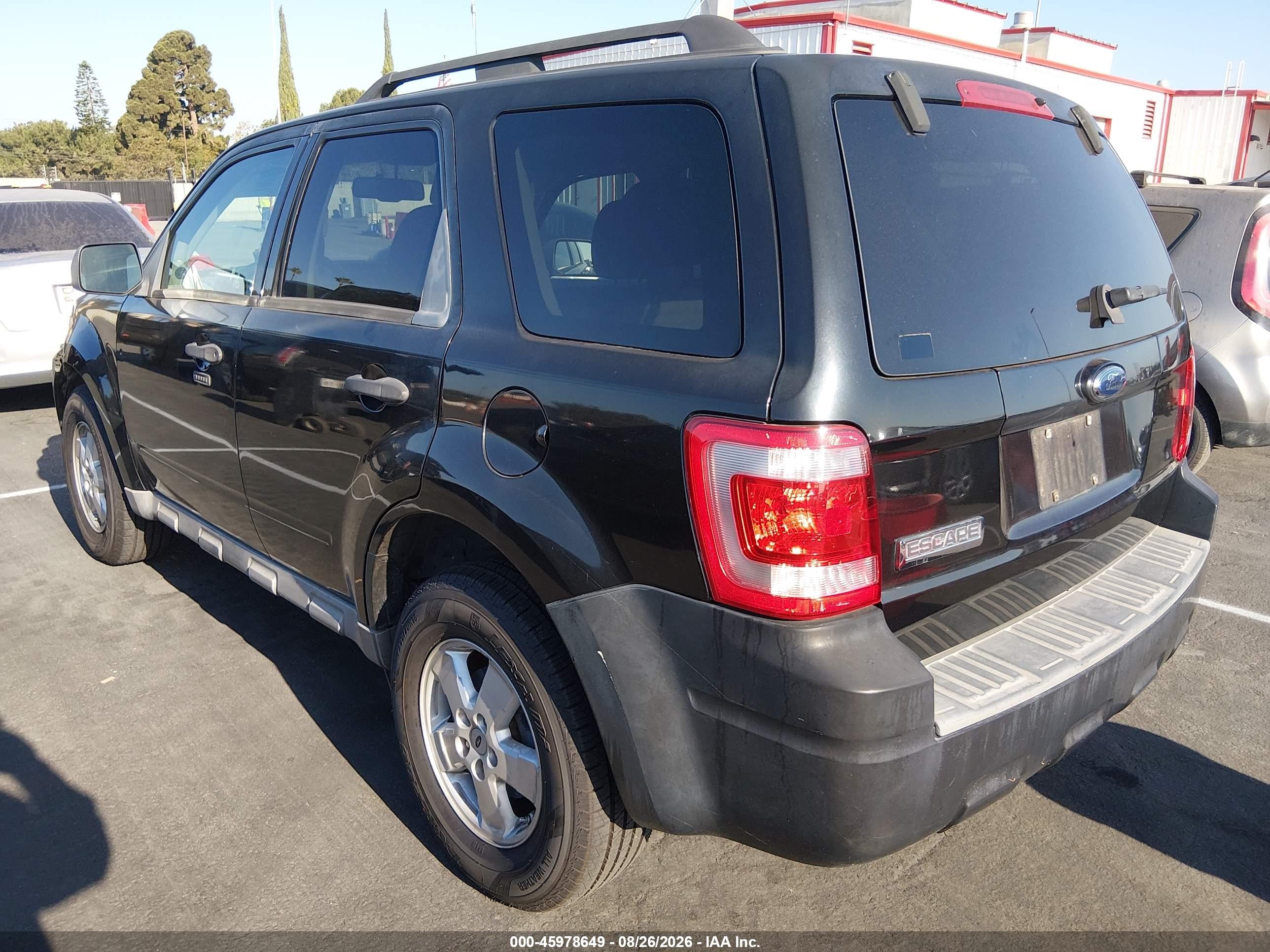 2009 Ford Escape Xlt Black vin: 1FMCU03709KC97326