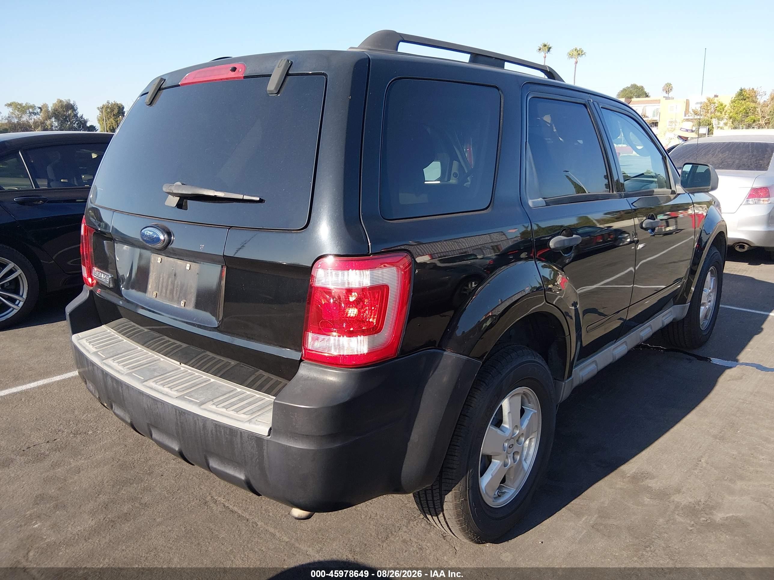 2009 Ford Escape Xlt Black vin: 1FMCU03709KC97326