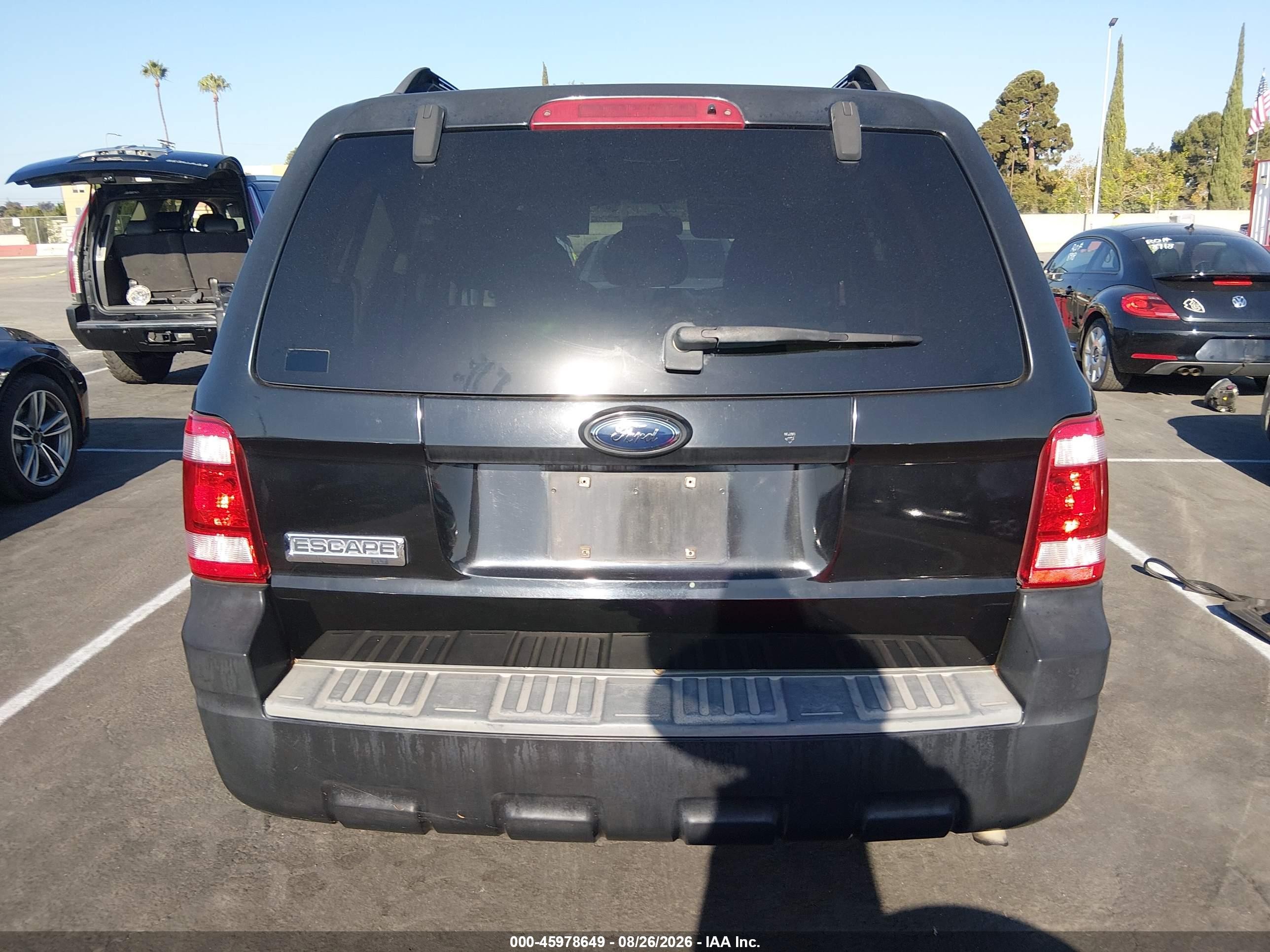 2009 Ford Escape Xlt Black vin: 1FMCU03709KC97326