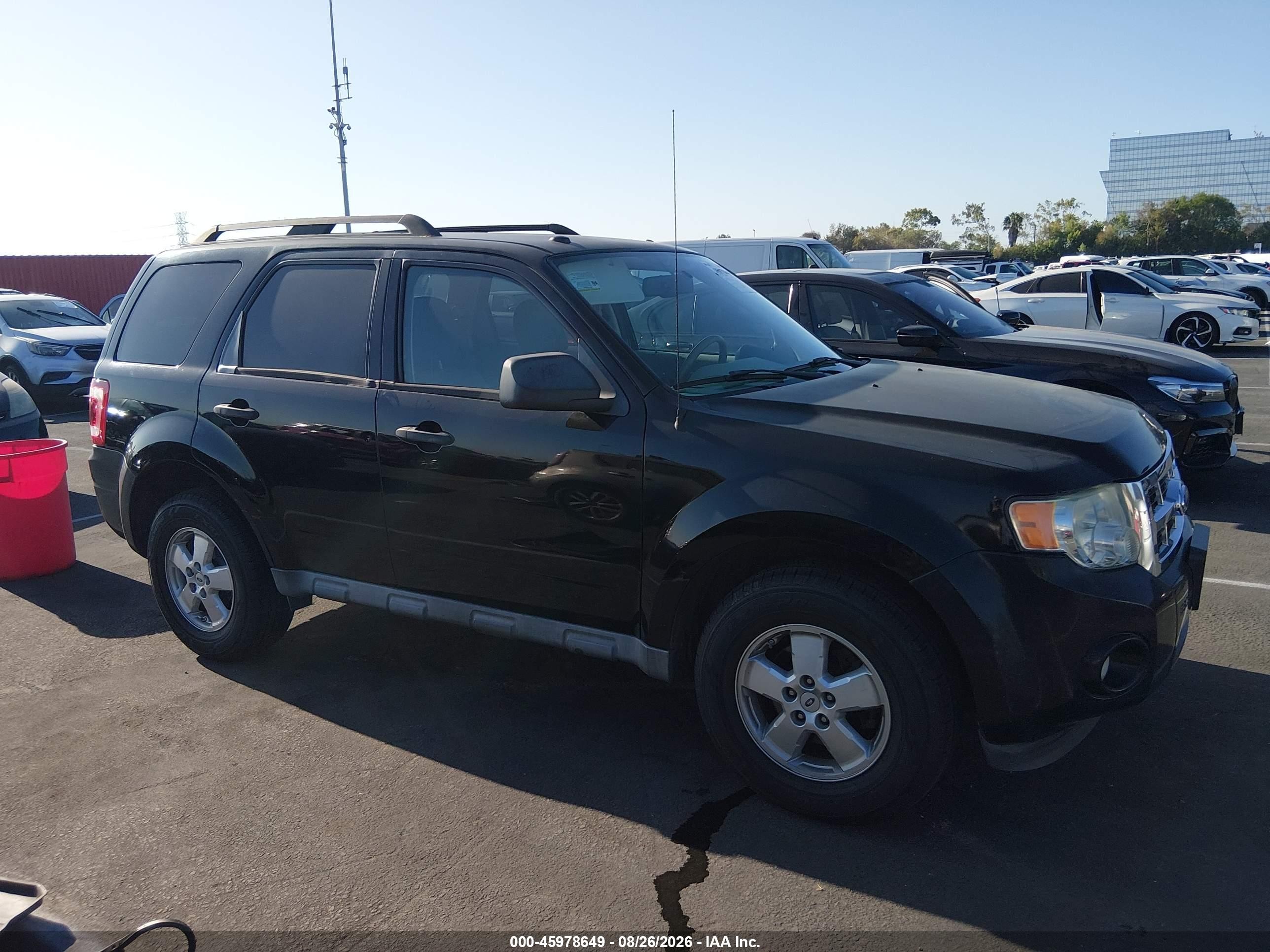 2009 Ford Escape Xlt Black vin: 1FMCU03709KC97326
