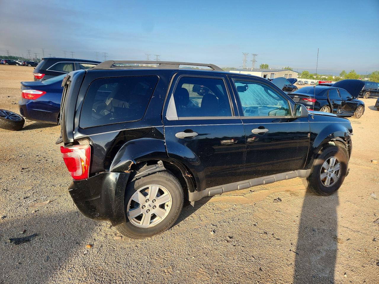2009 Ford Escape Xlt Black vin: 1FMCU03719KA38327