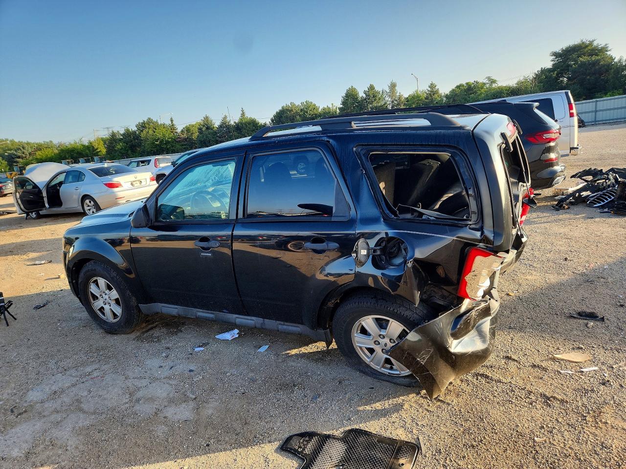 2009 Ford Escape Xlt Black vin: 1FMCU03719KA38327