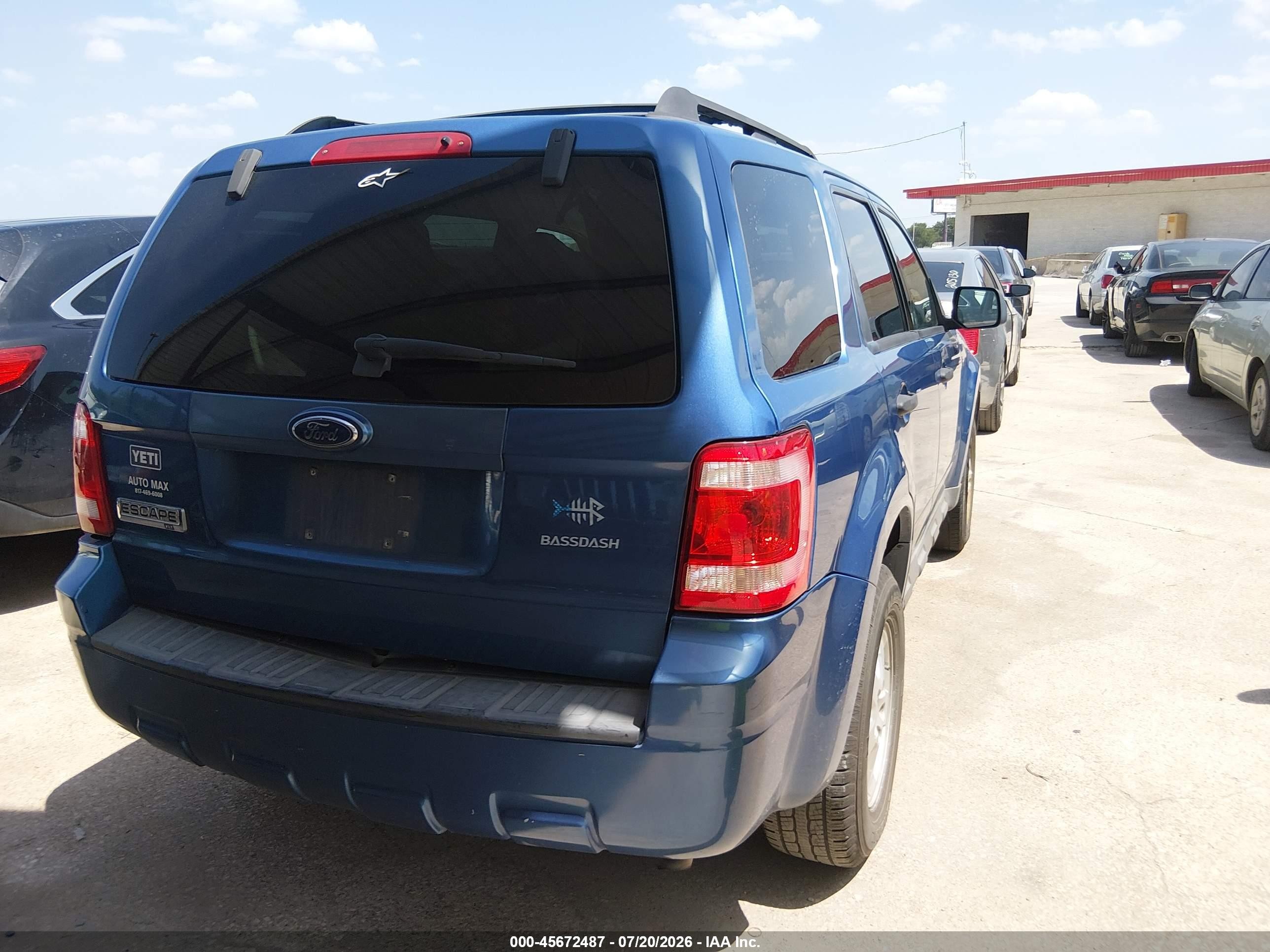 2009 Ford Escape Xlt Синий vin: 1FMCU03719KA50459