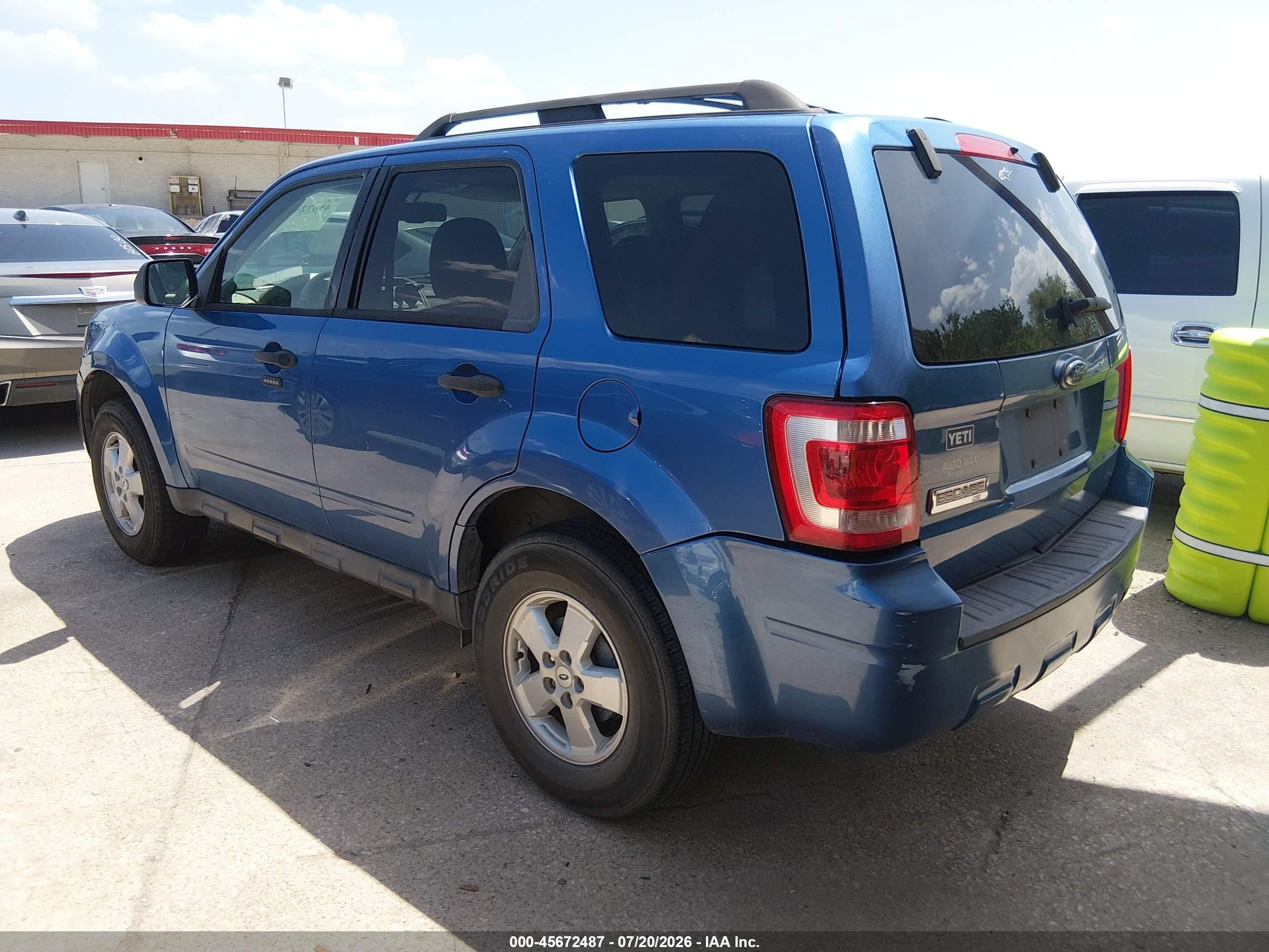 2009 Ford Escape Xlt Синий vin: 1FMCU03719KA50459