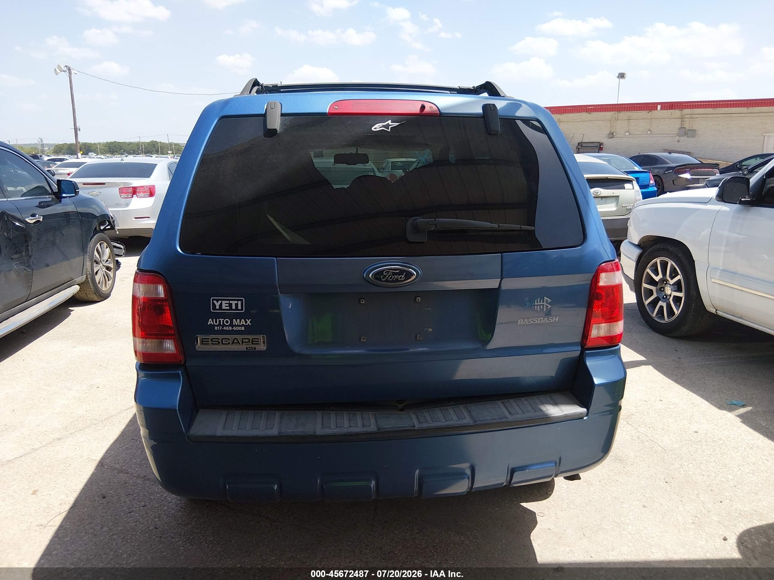 2009 Ford Escape Xlt Синий vin: 1FMCU03719KA50459