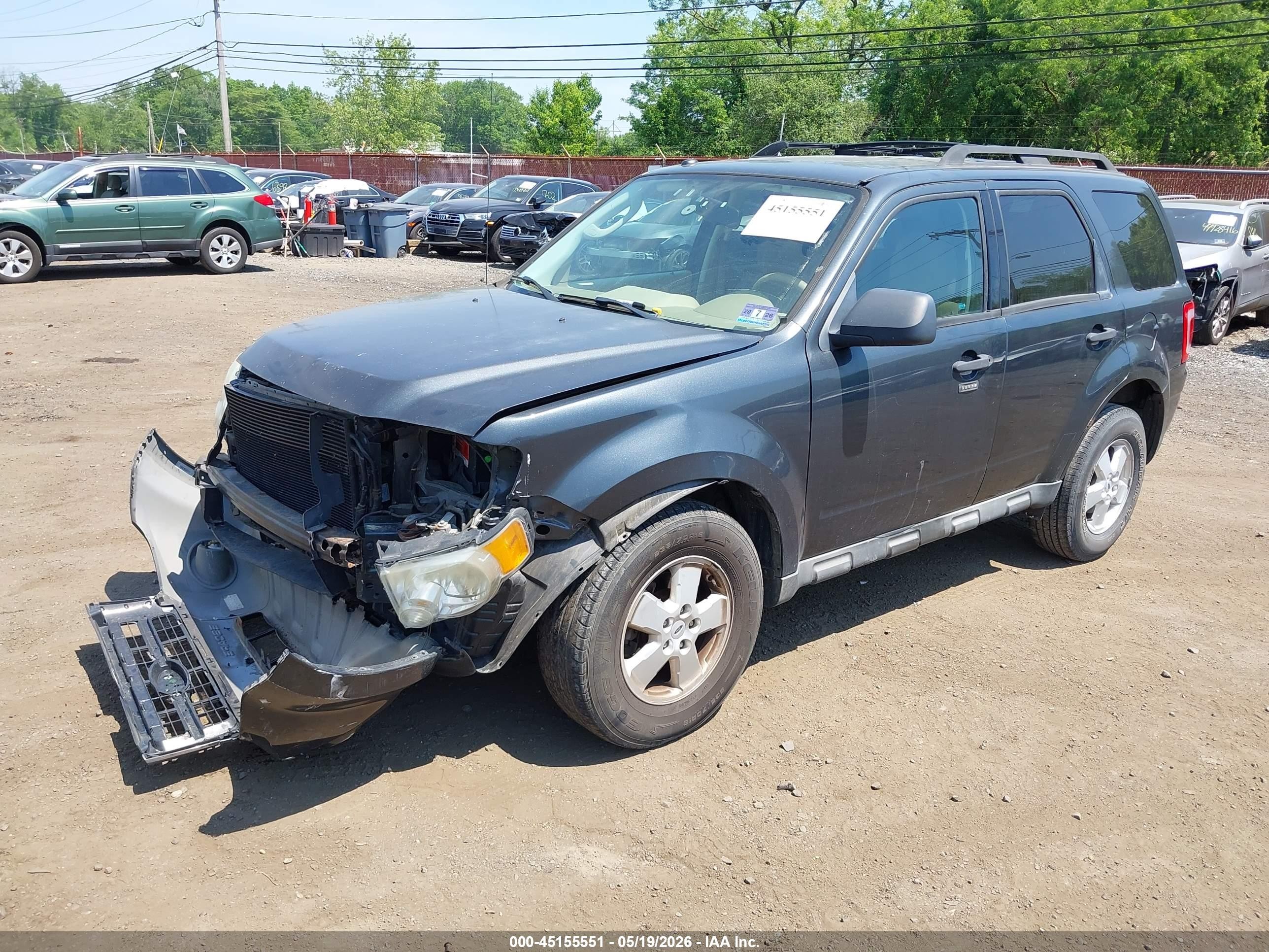 2009 Ford Escape Xlt Gray vin: 1FMCU03719KD00119
