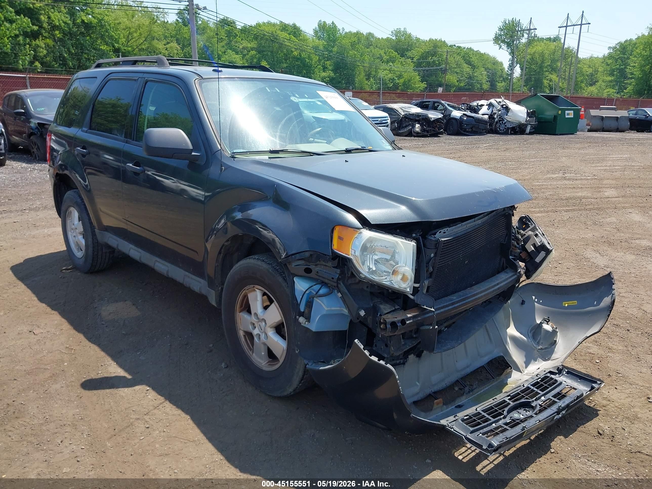 2009 Ford Escape Xlt Gray vin: 1FMCU03719KD00119
