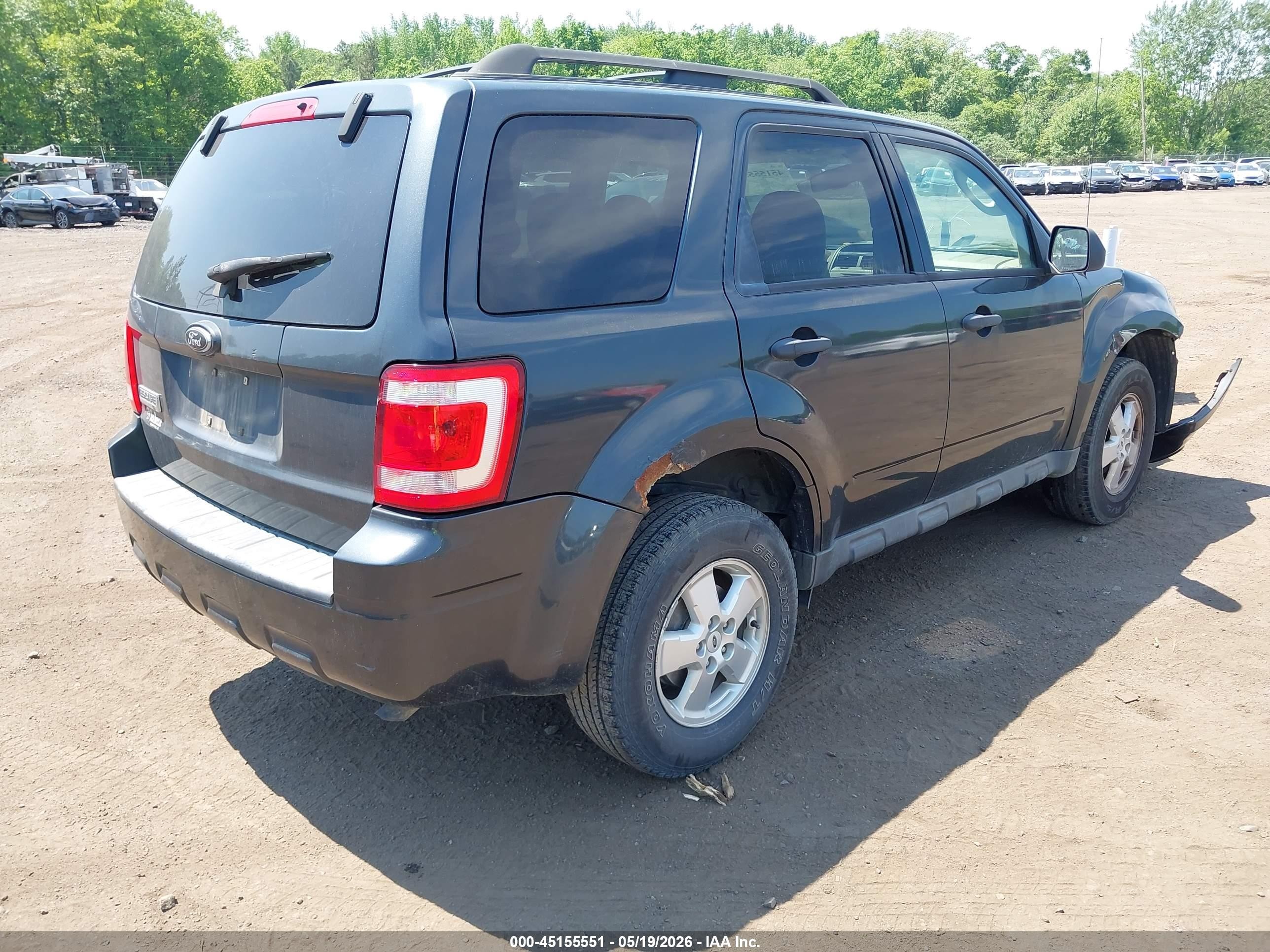 2009 Ford Escape Xlt Gray vin: 1FMCU03719KD00119